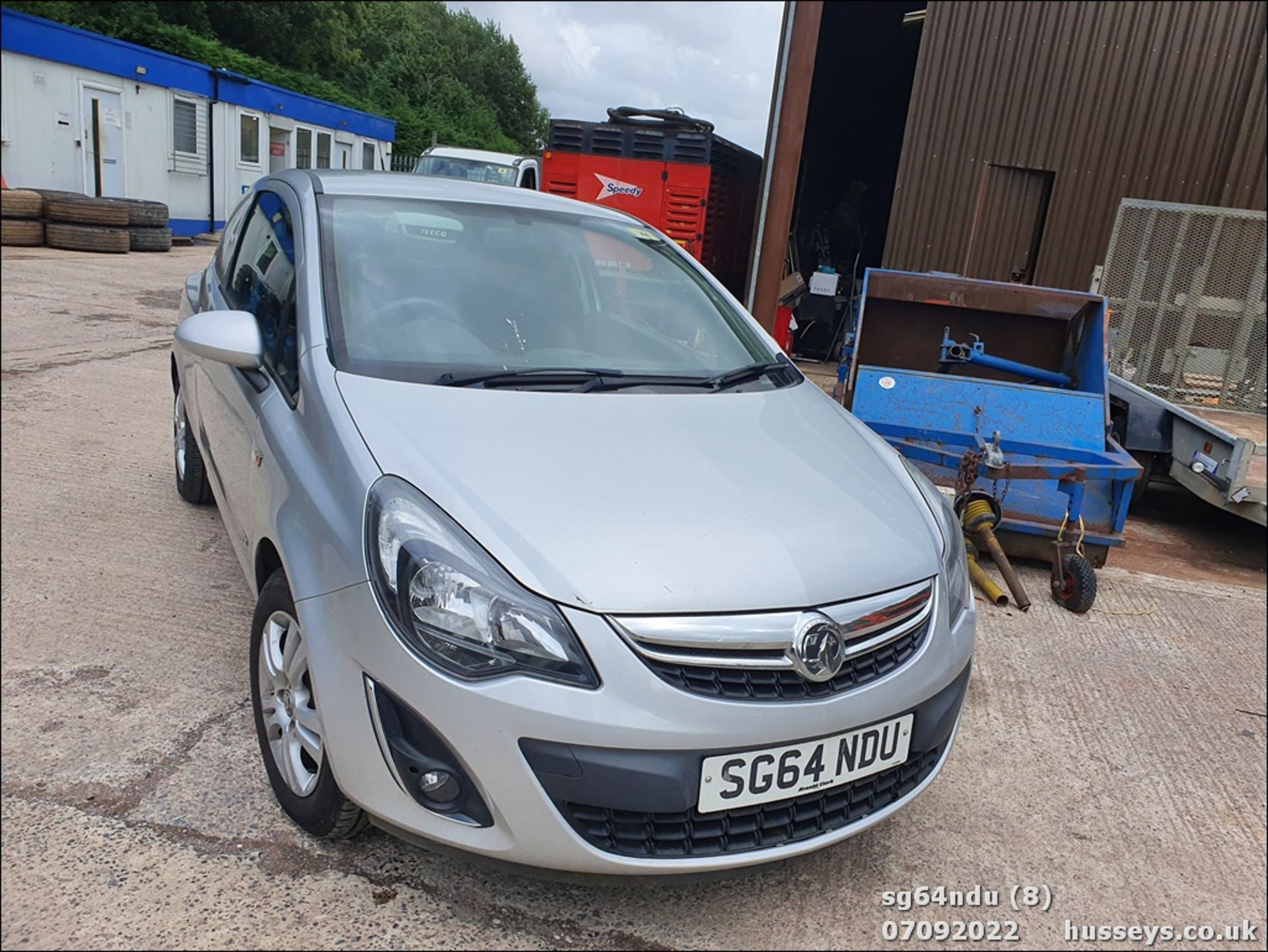 14/64 VAUXHALL CORSA SPORTIVE CDTI - 1248cc 3dr Van (Silver, 91k) - Image 9 of 20