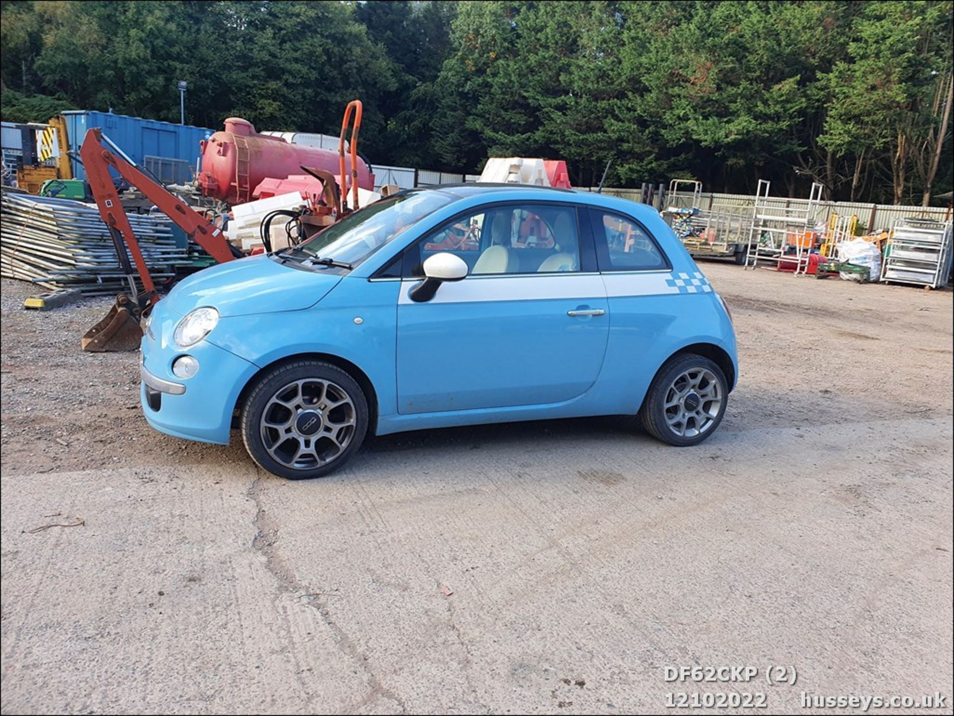 12/62 FIAT 500 LOUNGE RHD - 1242cc 3dr Hatchback (Blue, 62k) - Image 2 of 42