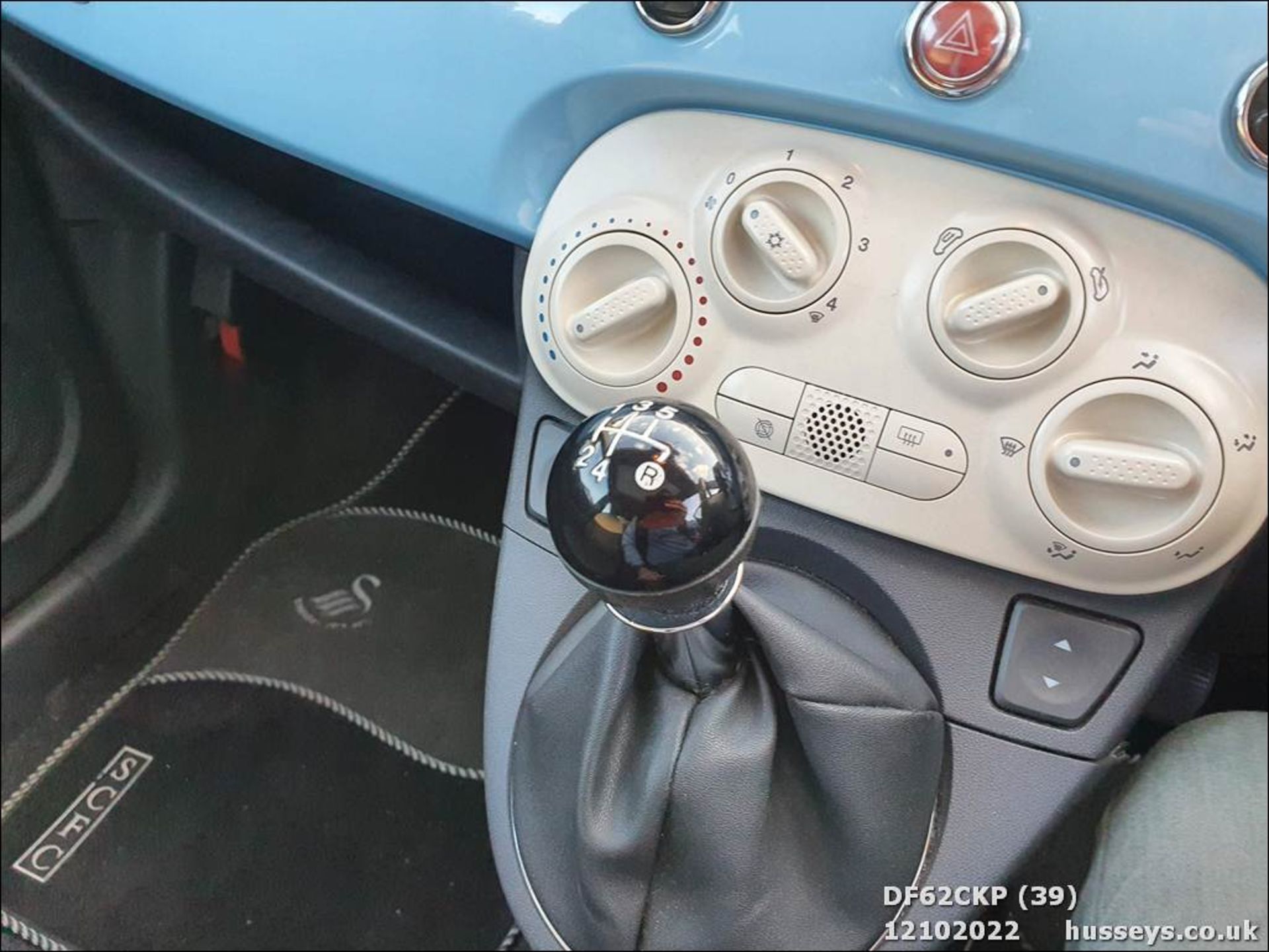 12/62 FIAT 500 LOUNGE RHD - 1242cc 3dr Hatchback (Blue, 62k) - Image 39 of 42