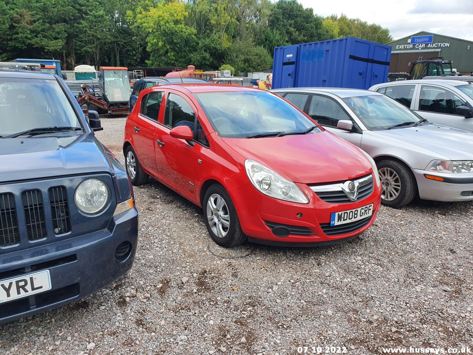 08/08 VAUXHALL CORSA BREEZE - 1229cc 5dr Hatchback (Red, 70k) - Image 7 of 27