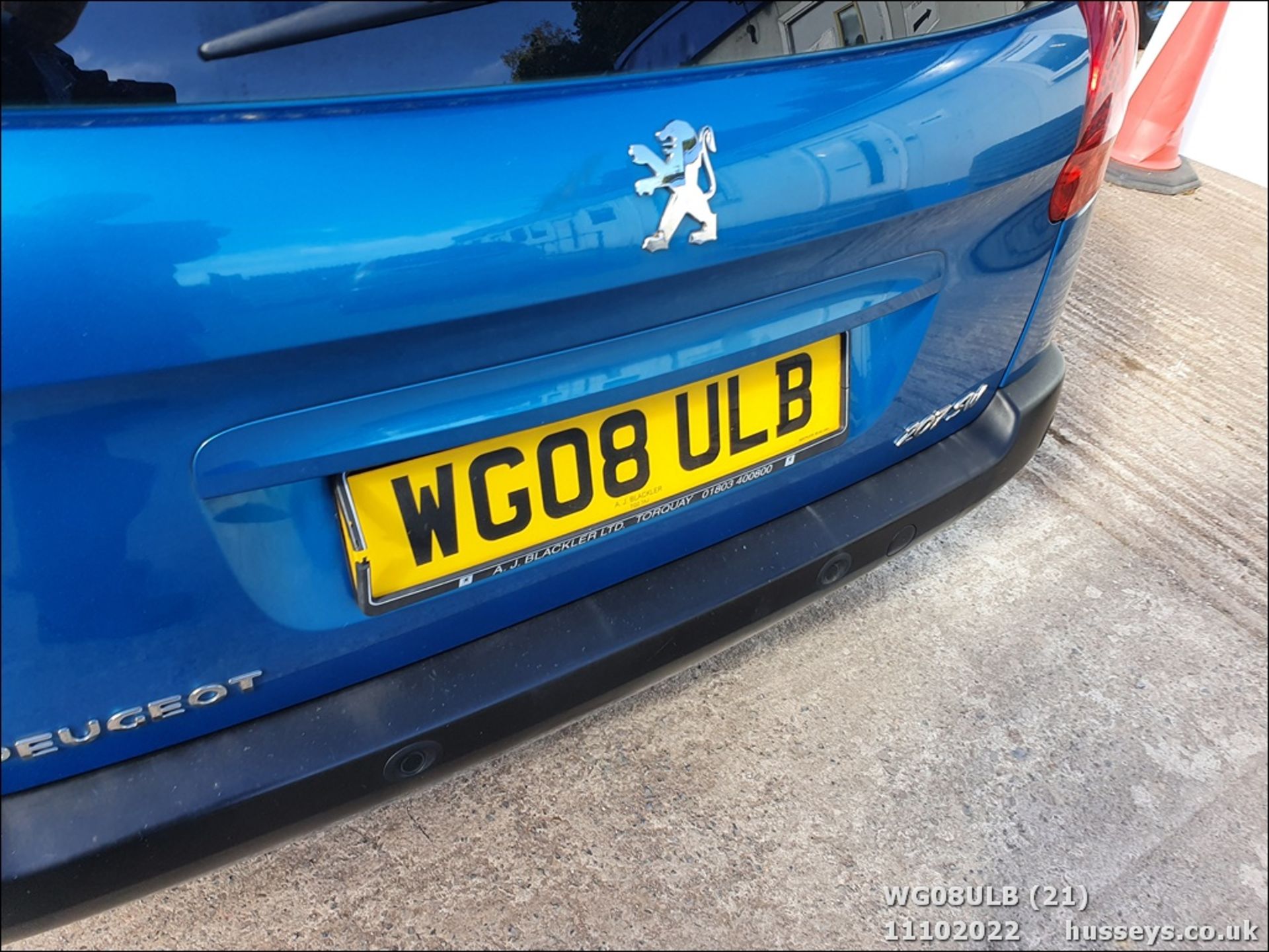 08/08 PEUGEOT 207 SPORT SW - 1598cc 5dr Estate (Blue, 91k) - Image 21 of 23