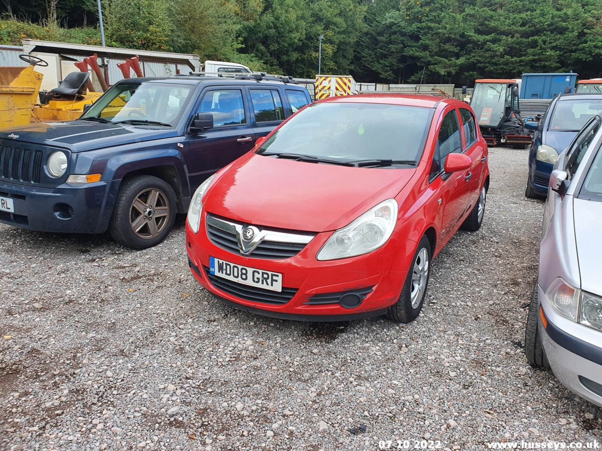 08/08 VAUXHALL CORSA BREEZE - 1229cc 5dr Hatchback (Red, 70k) - Image 3 of 27