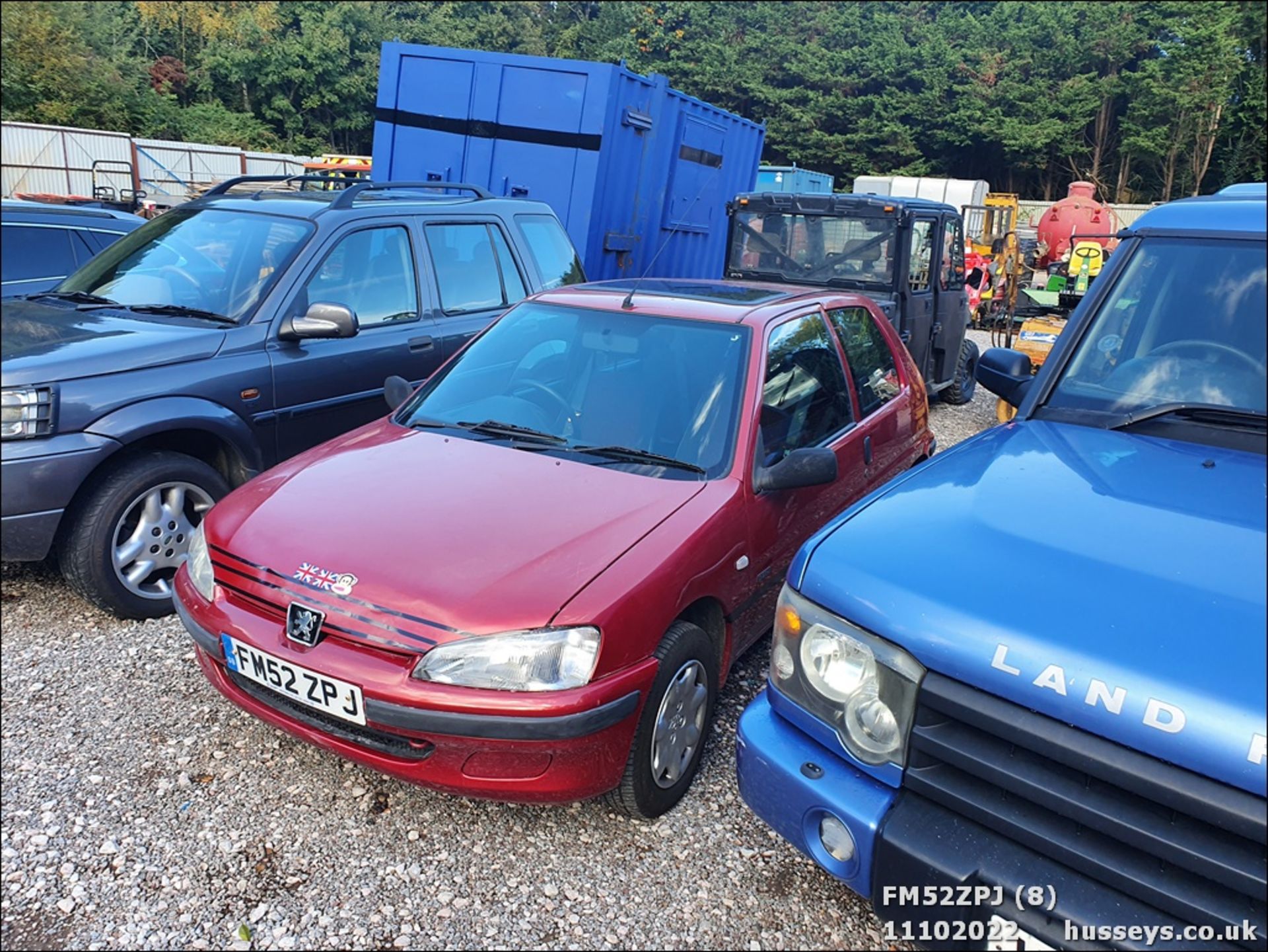 03/52 PEUGEOT 106 ZEN - 1124cc 3dr Hatchback (Red, 85k) - Image 8 of 18