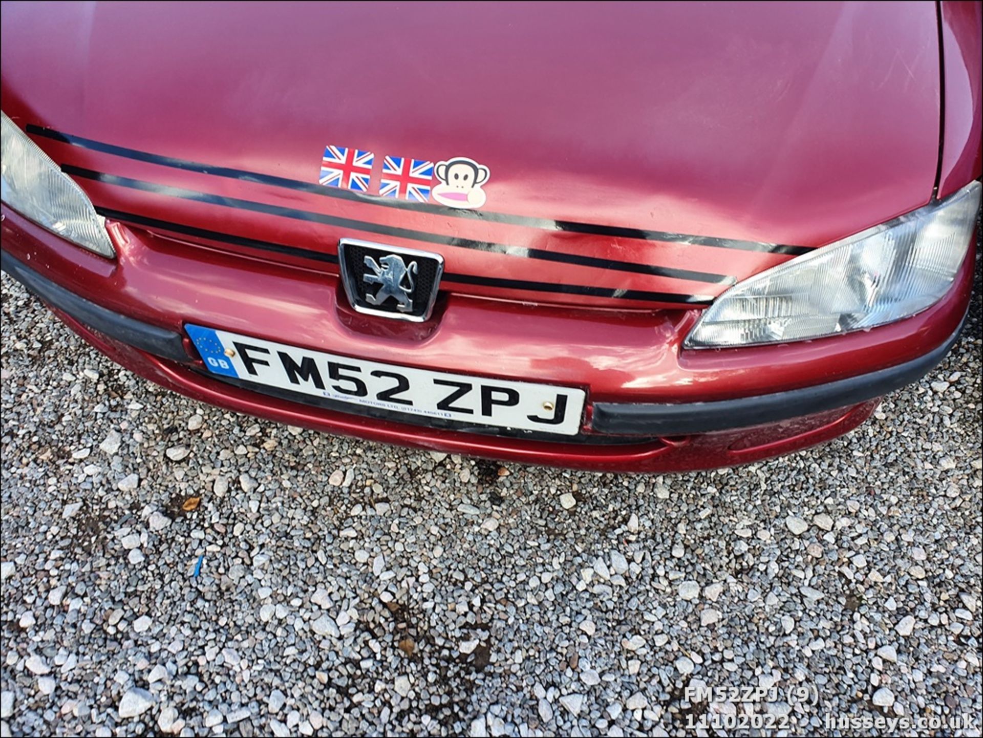 03/52 PEUGEOT 106 ZEN - 1124cc 3dr Hatchback (Red, 85k) - Image 9 of 18