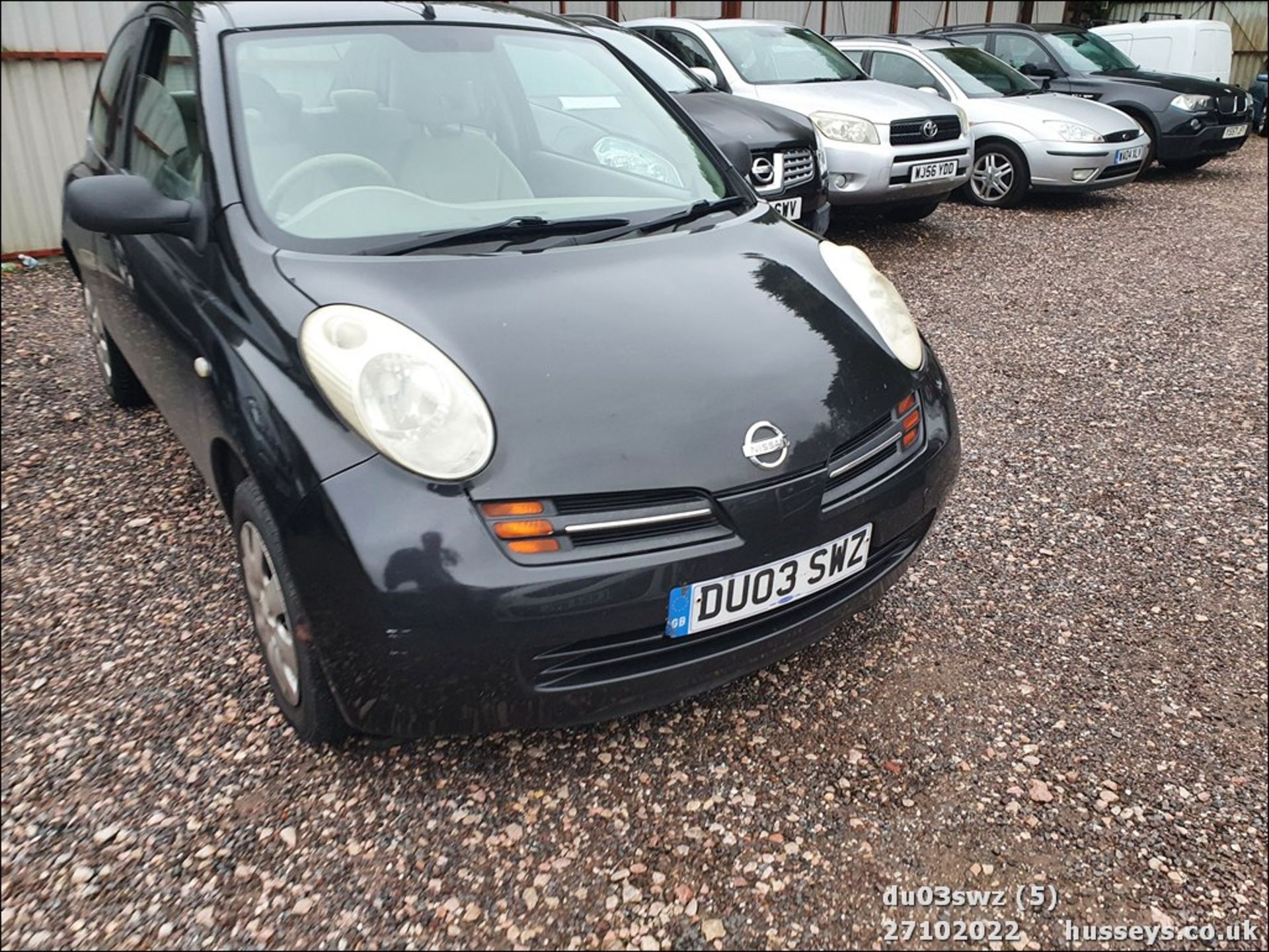 03/03 NISSAN MICRA S - 1240cc 3dr Hatchback (Black, 85k) - Image 6 of 26