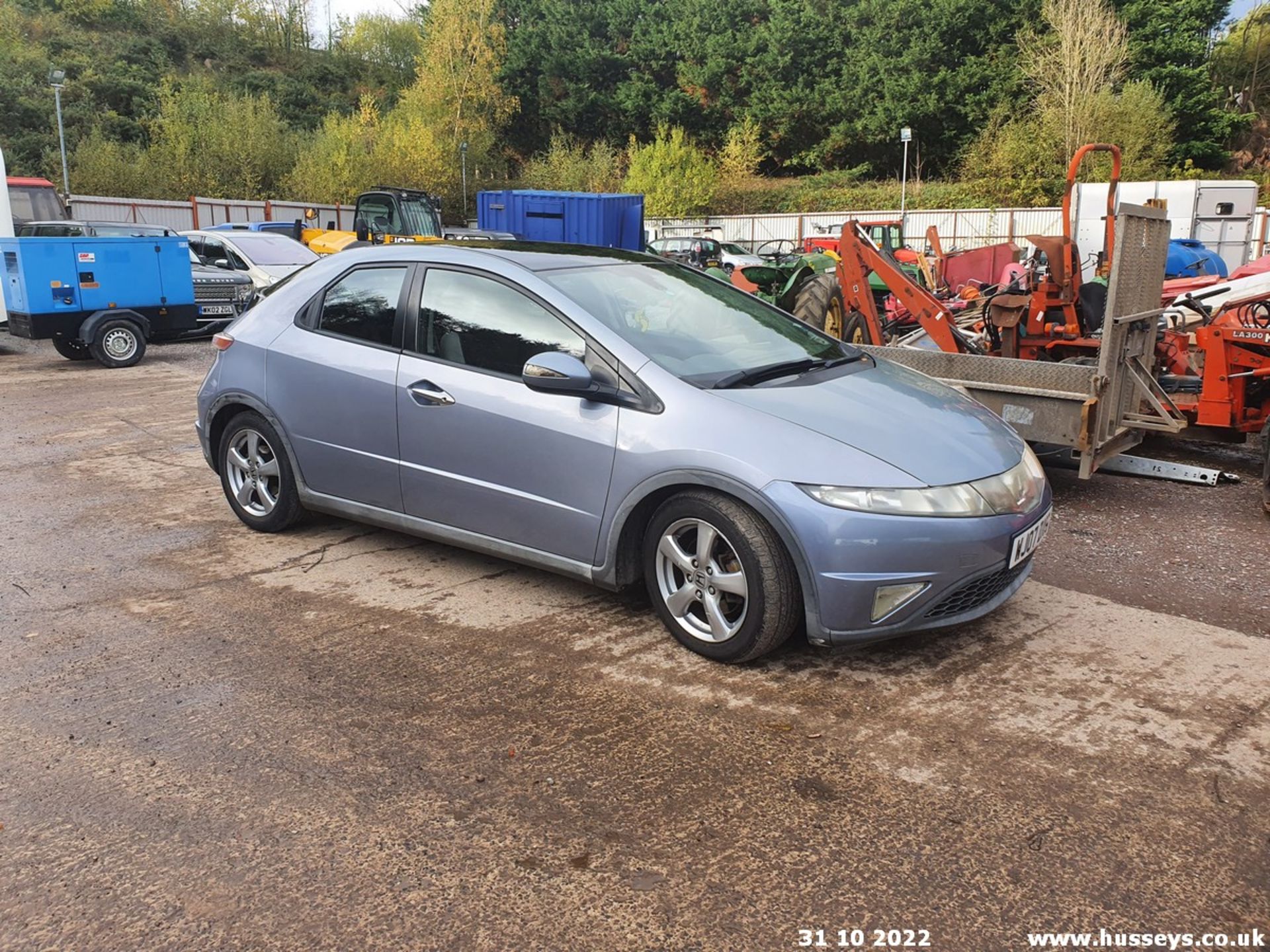 07/07 HONDA CIVIC ES I-CTDI - 2204cc 5dr Hatchback (Blue, 244k) - Image 9 of 32