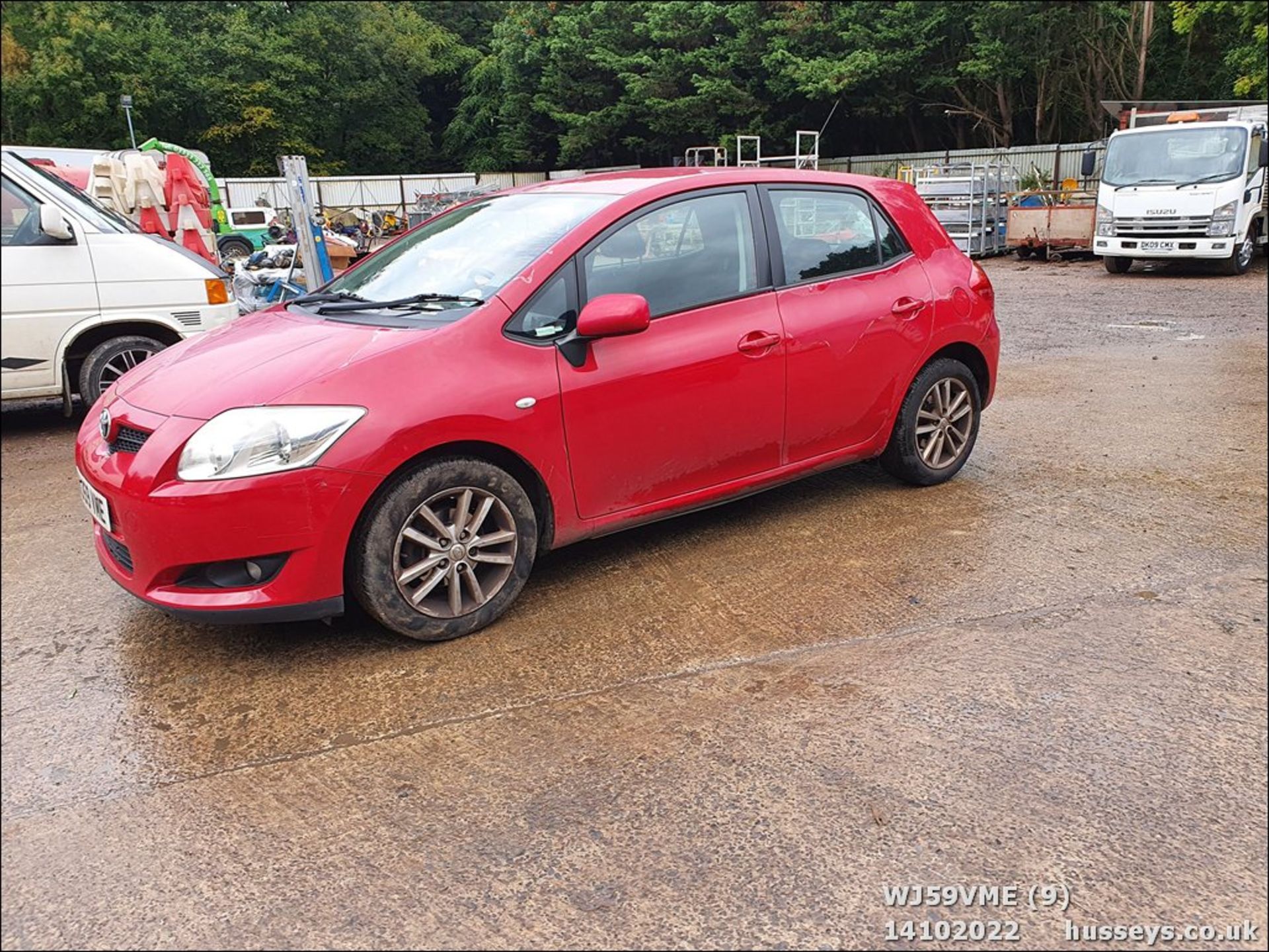 09/59 TOYOTA AURIS TR VALVEMATIC S-A - 1598cc 5dr Hatchback (Red, 183k) - Image 9 of 37