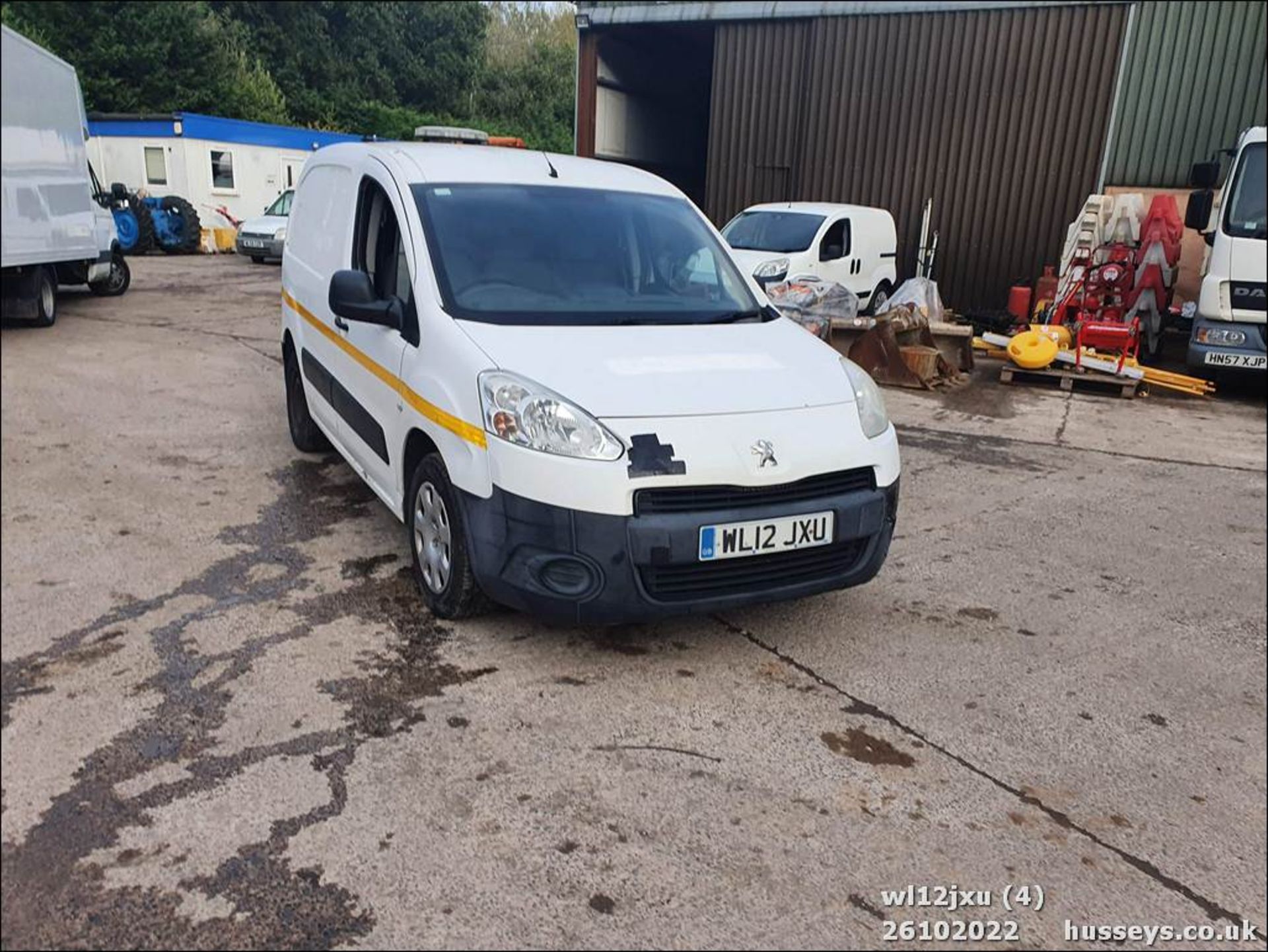 12/12 PEUGEOT PARTNER 850 SE L1 HDI - 1560cc 5dr Van (White, 103k) - Image 4 of 30