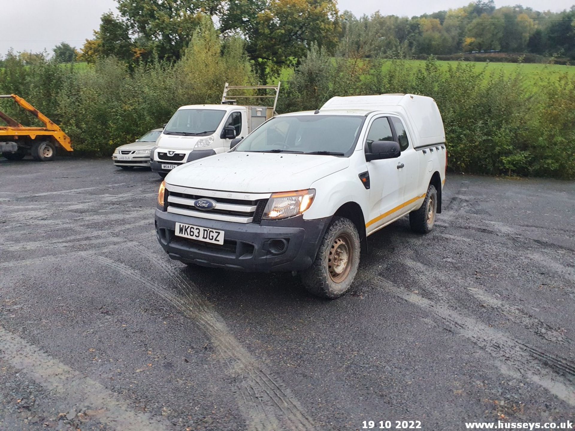 13/63 FORD RANGER XL 4X4 TDCI - 2198cc 3dr Pickup (White, 162k) - Image 8 of 46