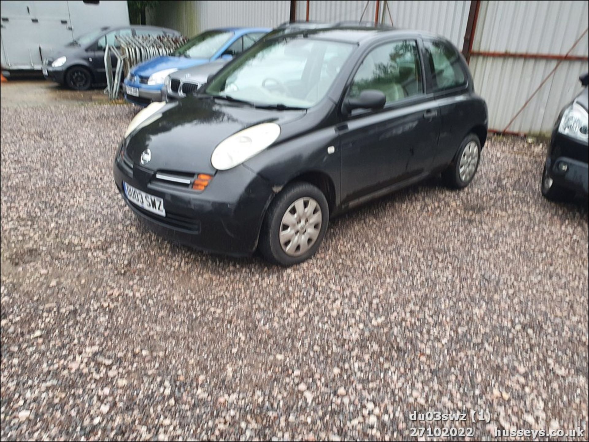 03/03 NISSAN MICRA S - 1240cc 3dr Hatchback (Black, 85k) - Image 2 of 26