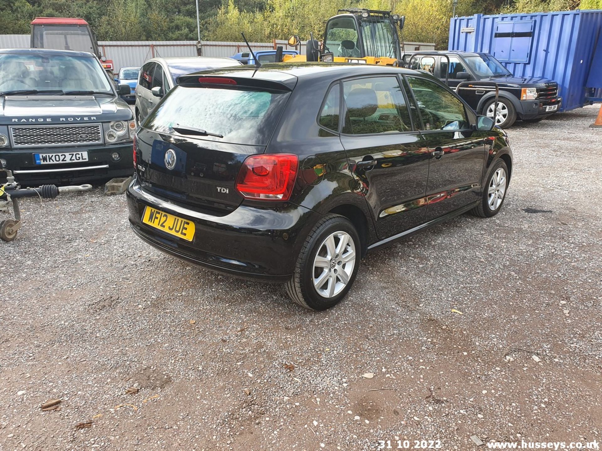 12/12 VOLKSWAGEN POLO MATCH TDI - 1199cc 5dr Hatchback (Black, 152k) - Image 2 of 26