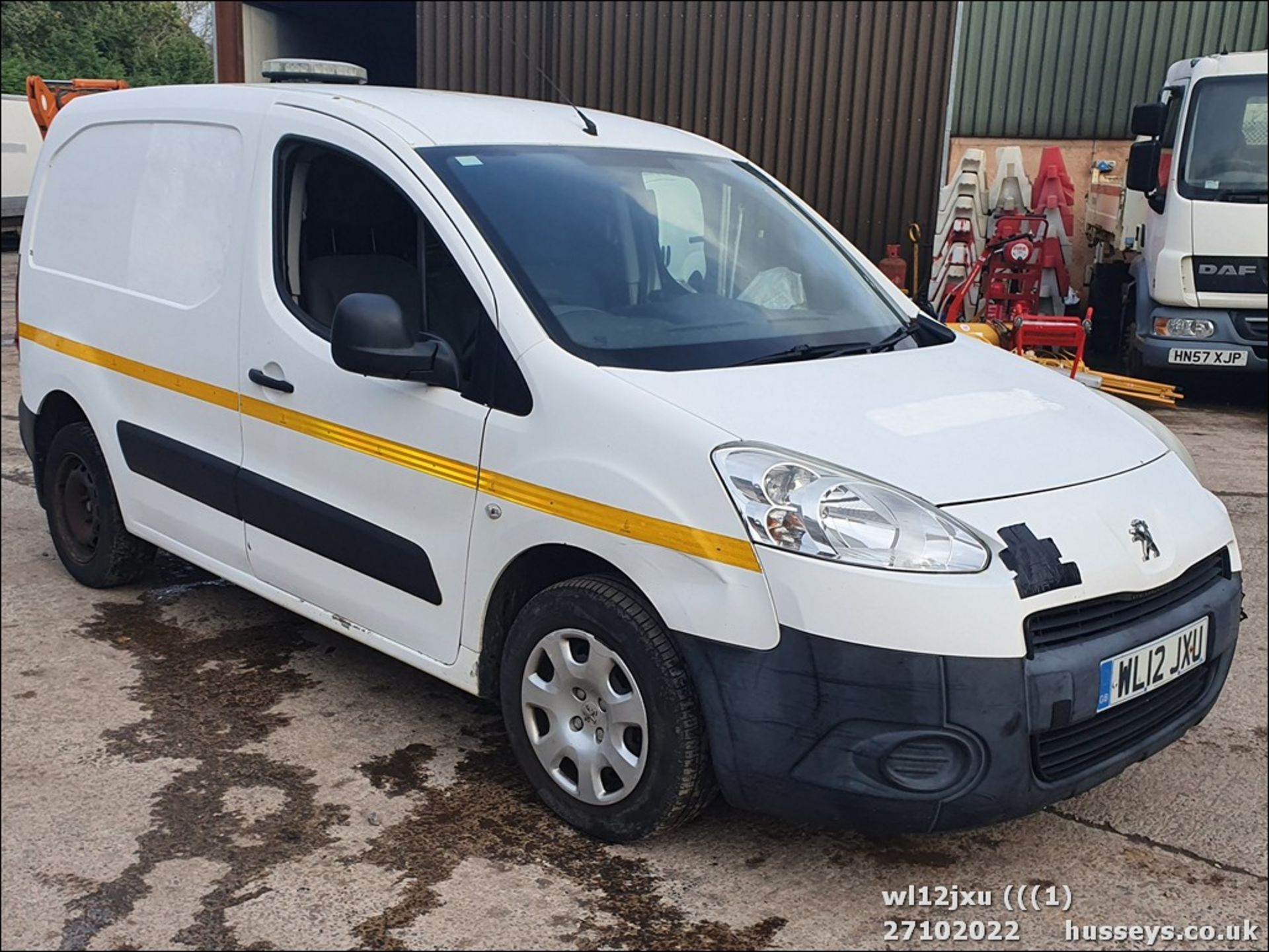 12/12 PEUGEOT PARTNER 850 SE L1 HDI - 1560cc 5dr Van (White, 103k)