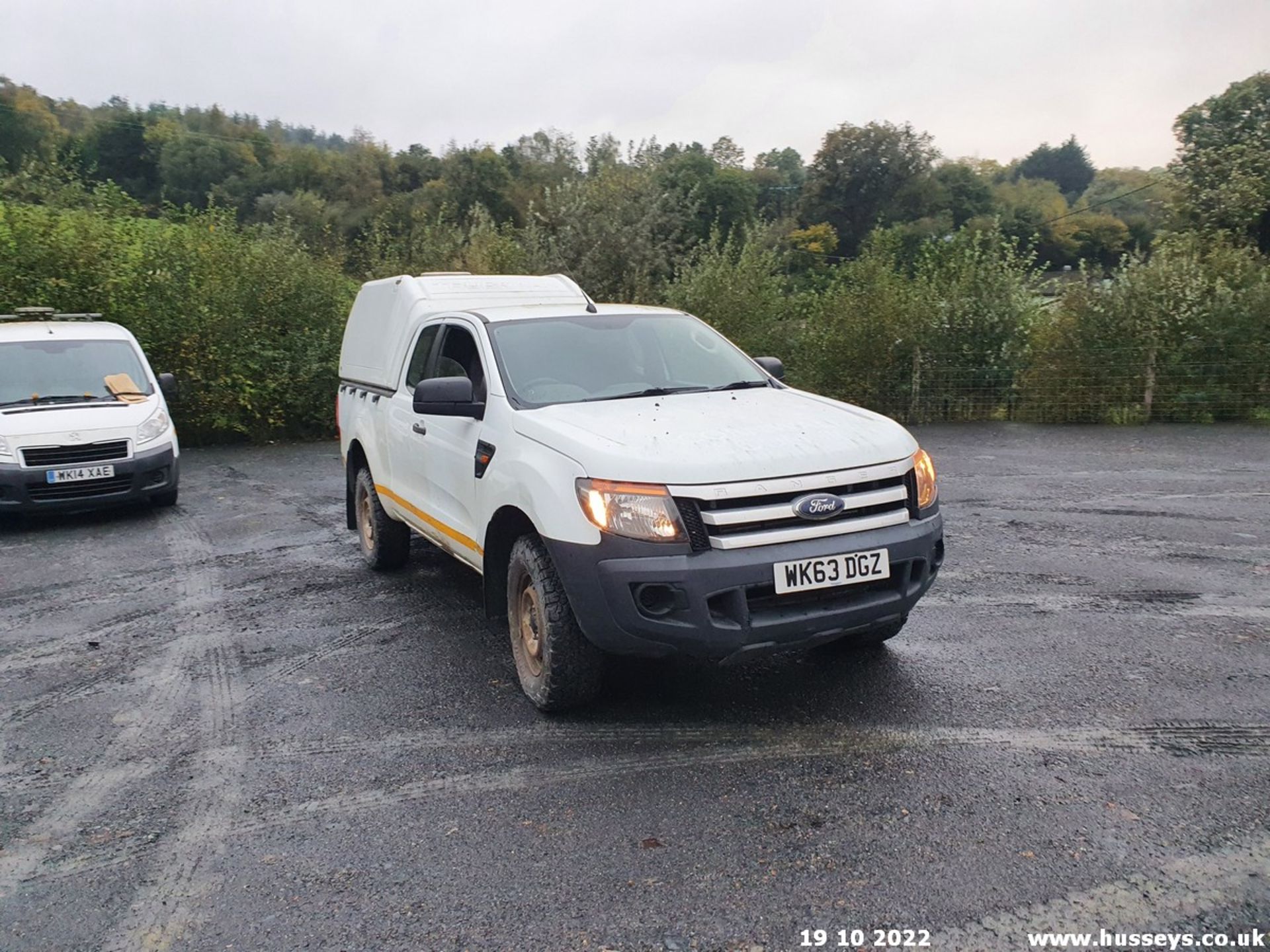 13/63 FORD RANGER XL 4X4 TDCI - 2198cc 3dr Pickup (White, 162k) - Image 4 of 46