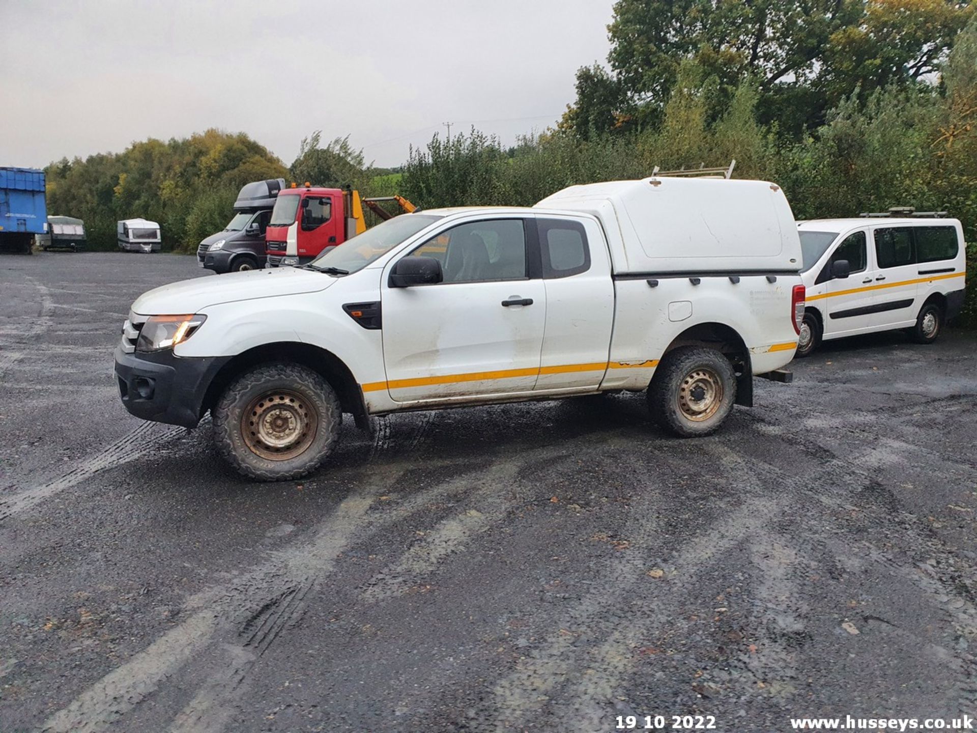 13/63 FORD RANGER XL 4X4 TDCI - 2198cc 3dr Pickup (White, 162k) - Image 11 of 46