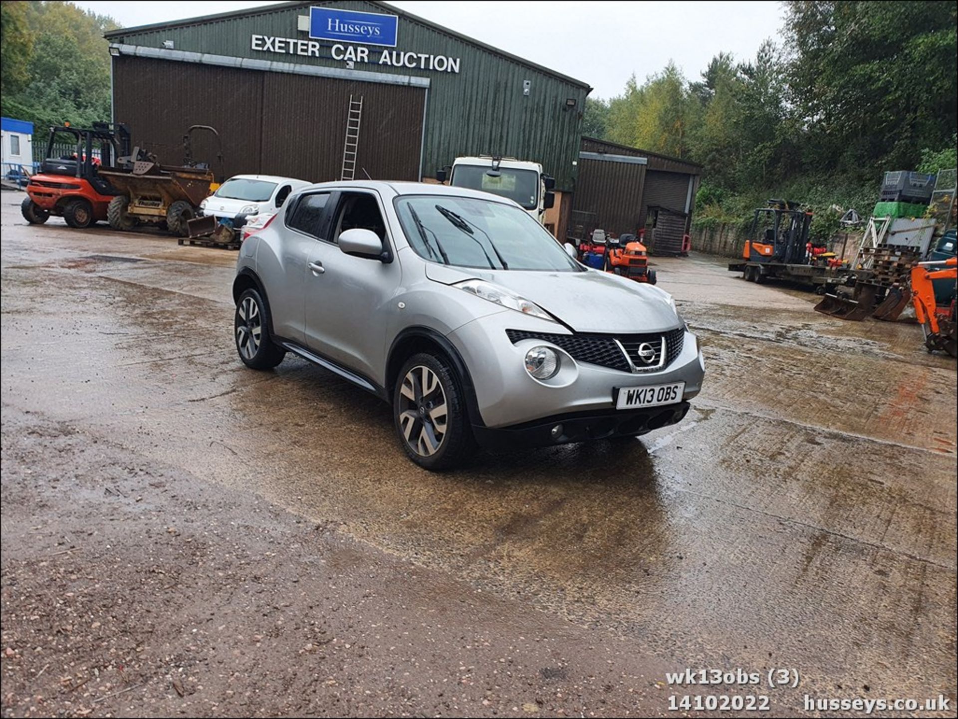 13/13 NISSAN JUKE ACENTA PREMIUM CVT - 1598cc 5dr Hatchback (Silver, 66k) - Image 3 of 42