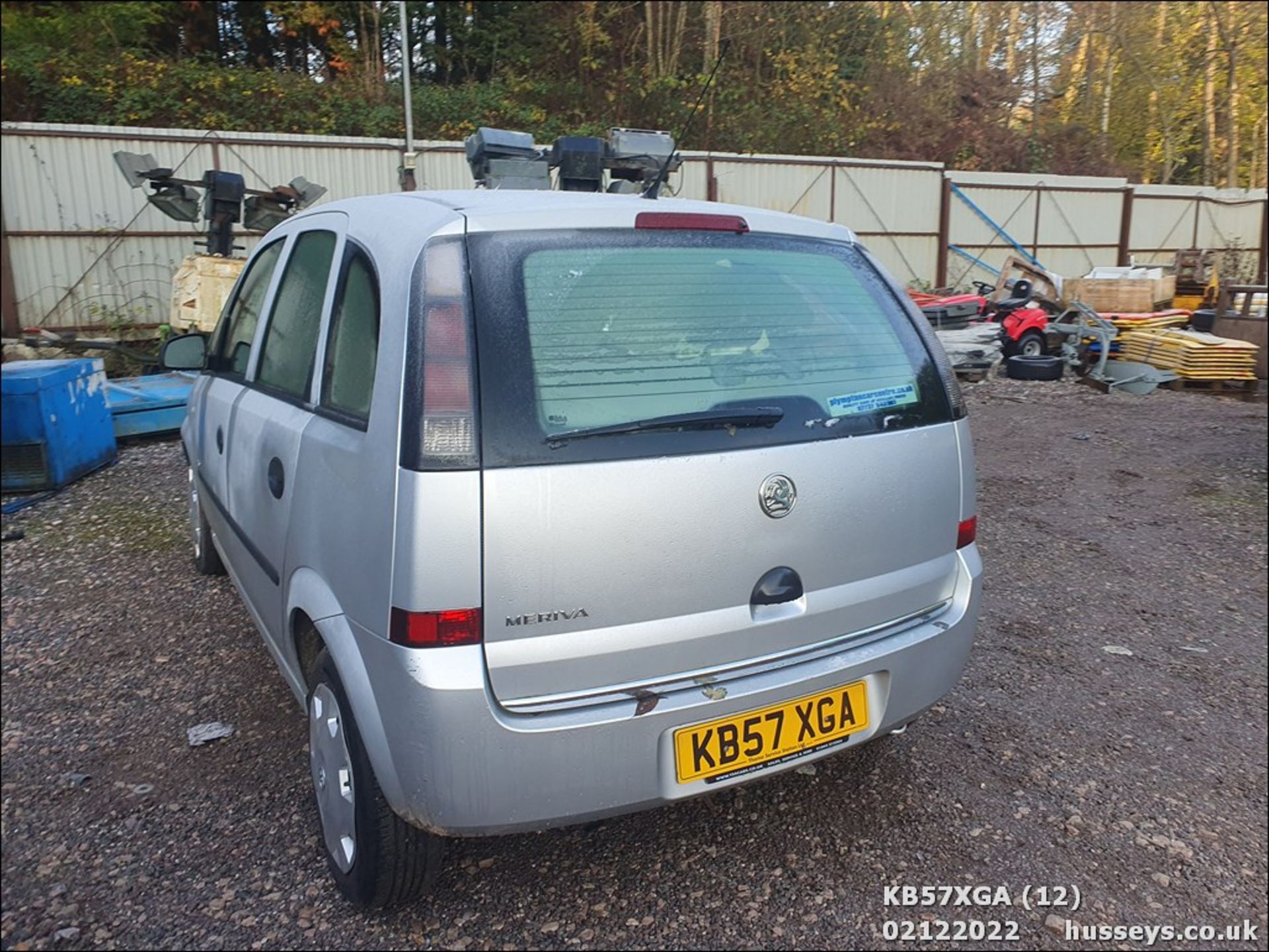 07/57 VAUXHALL MERIVA LIFE TWINPORT - 1364cc 5dr MPV (Silver, 114k) - Image 12 of 26