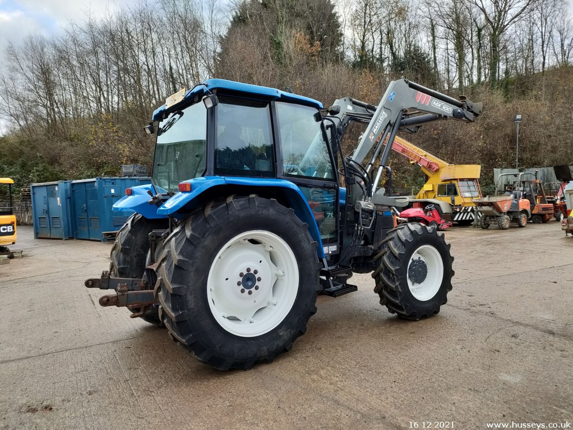 NEW HOLLAND 7635 4WD TRACTOR C/W MX100 LOADER 3663HRS P955 XPR - Image 10 of 15