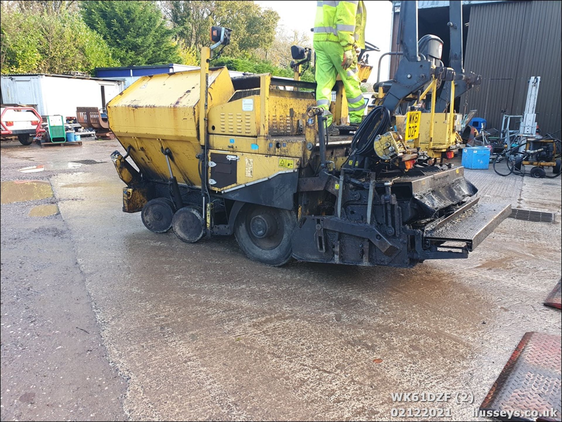 AMMANN PW2700 PAVER WK61DZF V5 & SERVICE PRINT OUT. 5842HRS