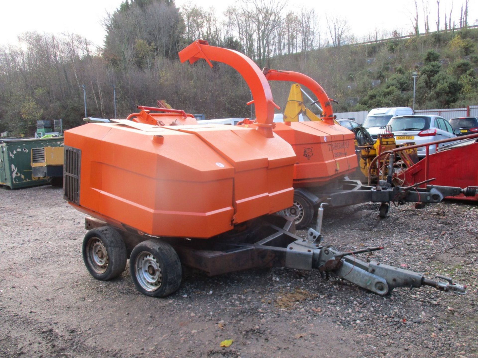 TIMBERWOLF 250DH TURBO CHIPPER 1935HRS - KUBOTA ENGINE - RUNS & CHIPS - Image 3 of 6