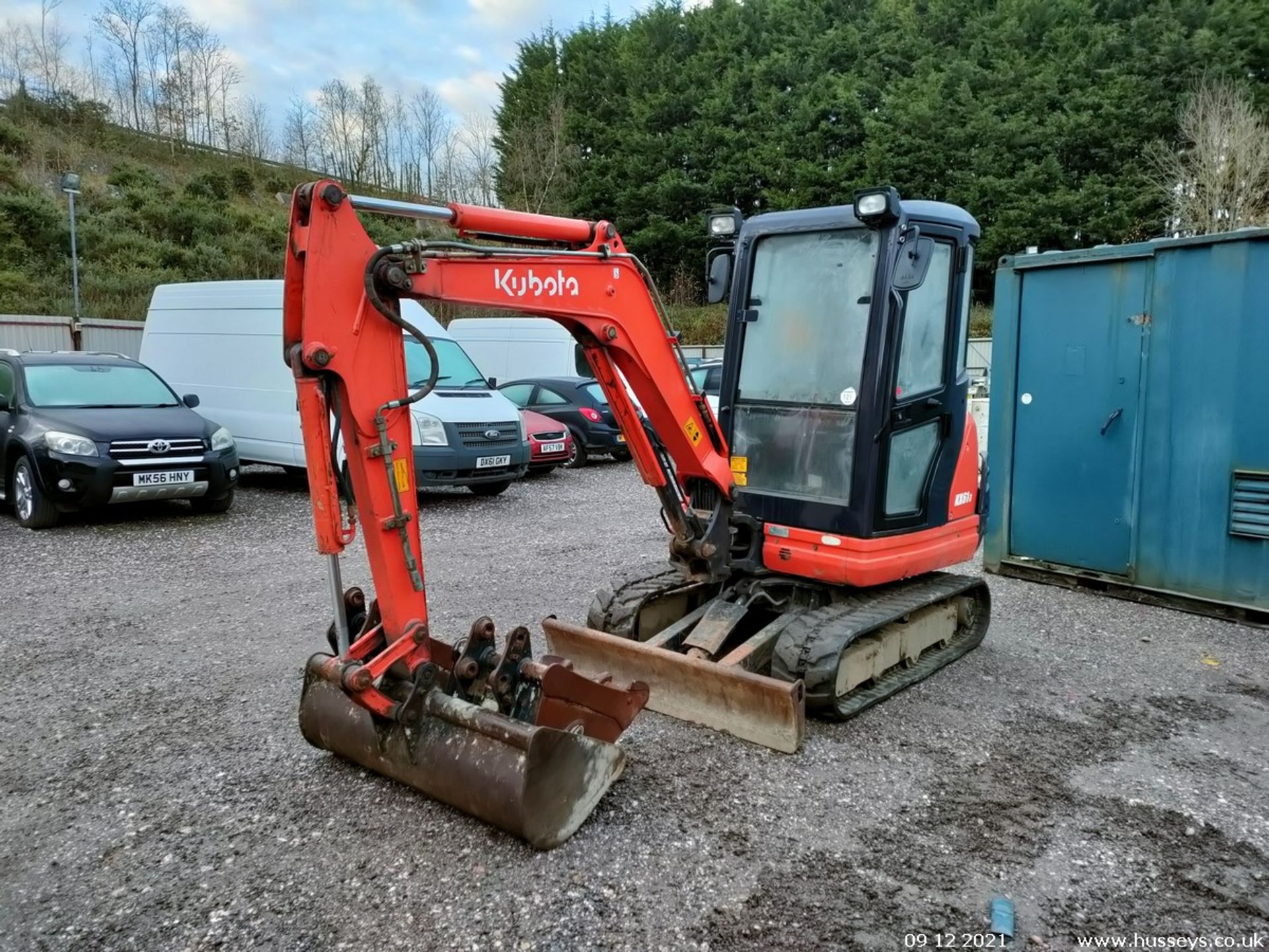 KUBOTA KX61-3 DIGGER 2016 C/W 3 BUCKETS SHOWING 2250HRS