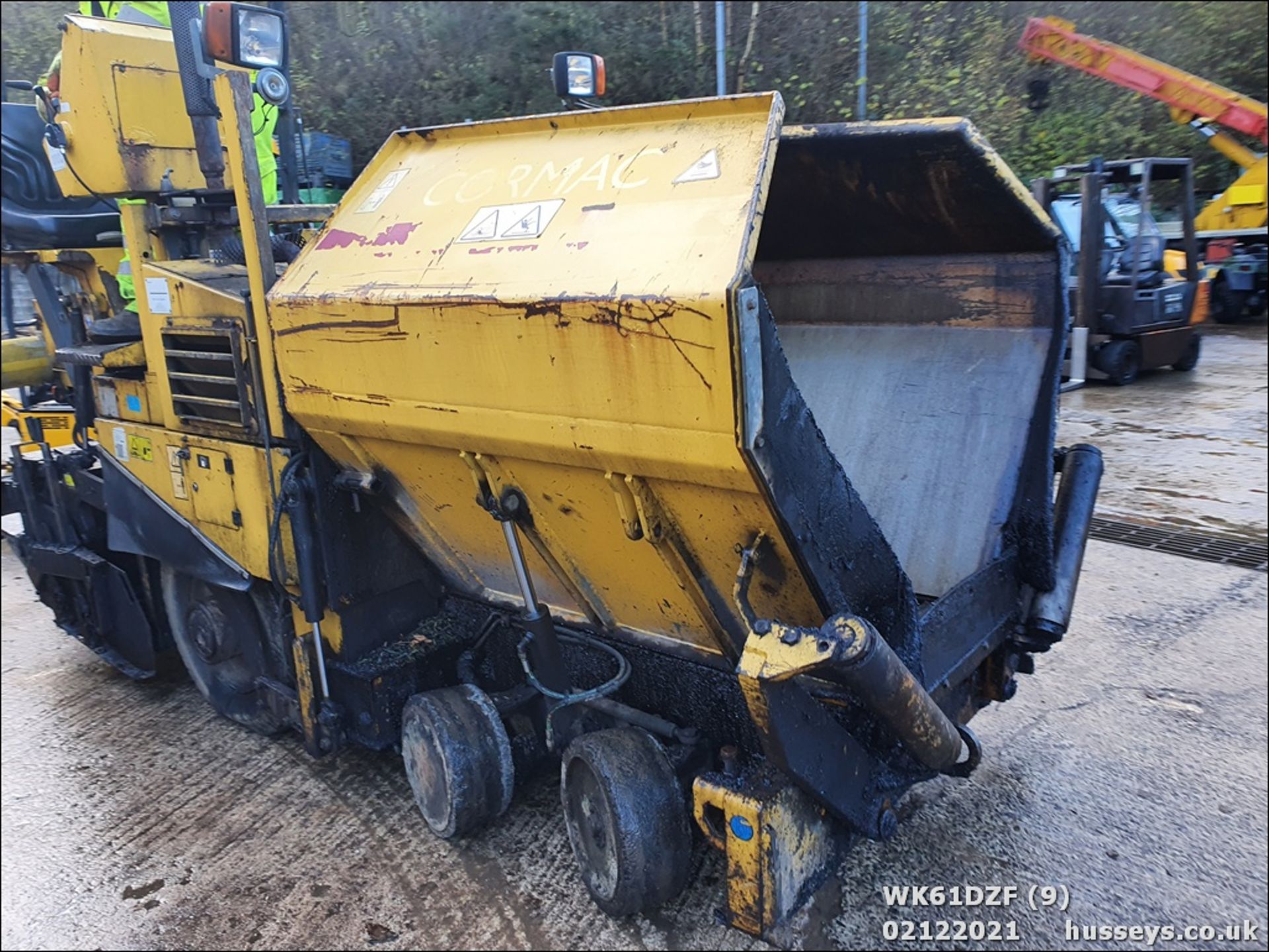 AMMANN PW2700 PAVER WK61DZF V5 & SERVICE PRINT OUT. 5842HRS - Image 9 of 28