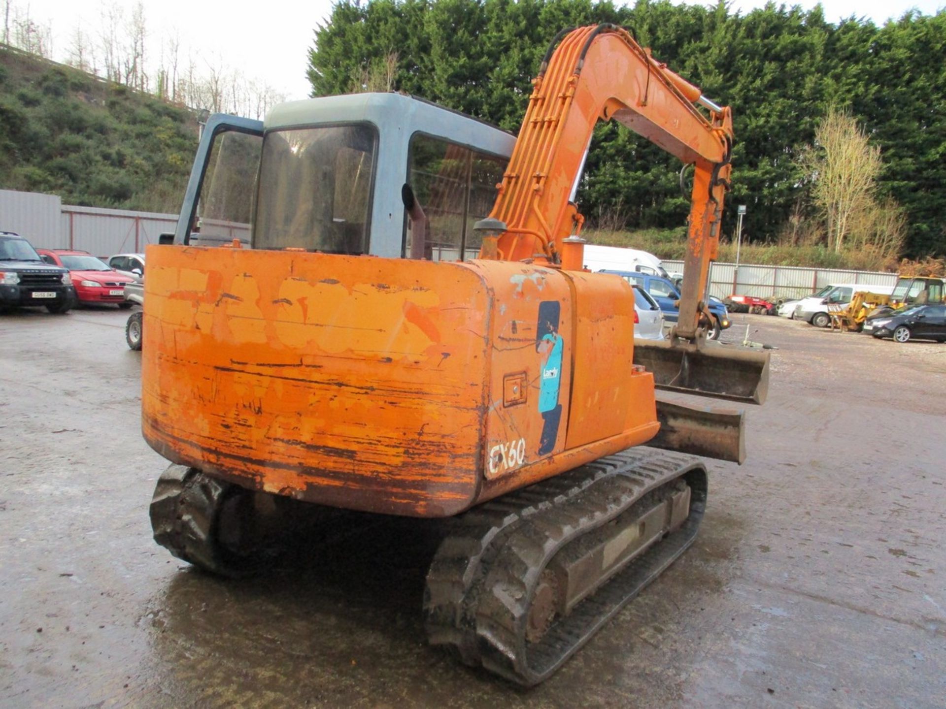 HITACHI EX60 EXCAVATOR C.W 4 BUCKETS 06954HRS RDD - Image 4 of 29