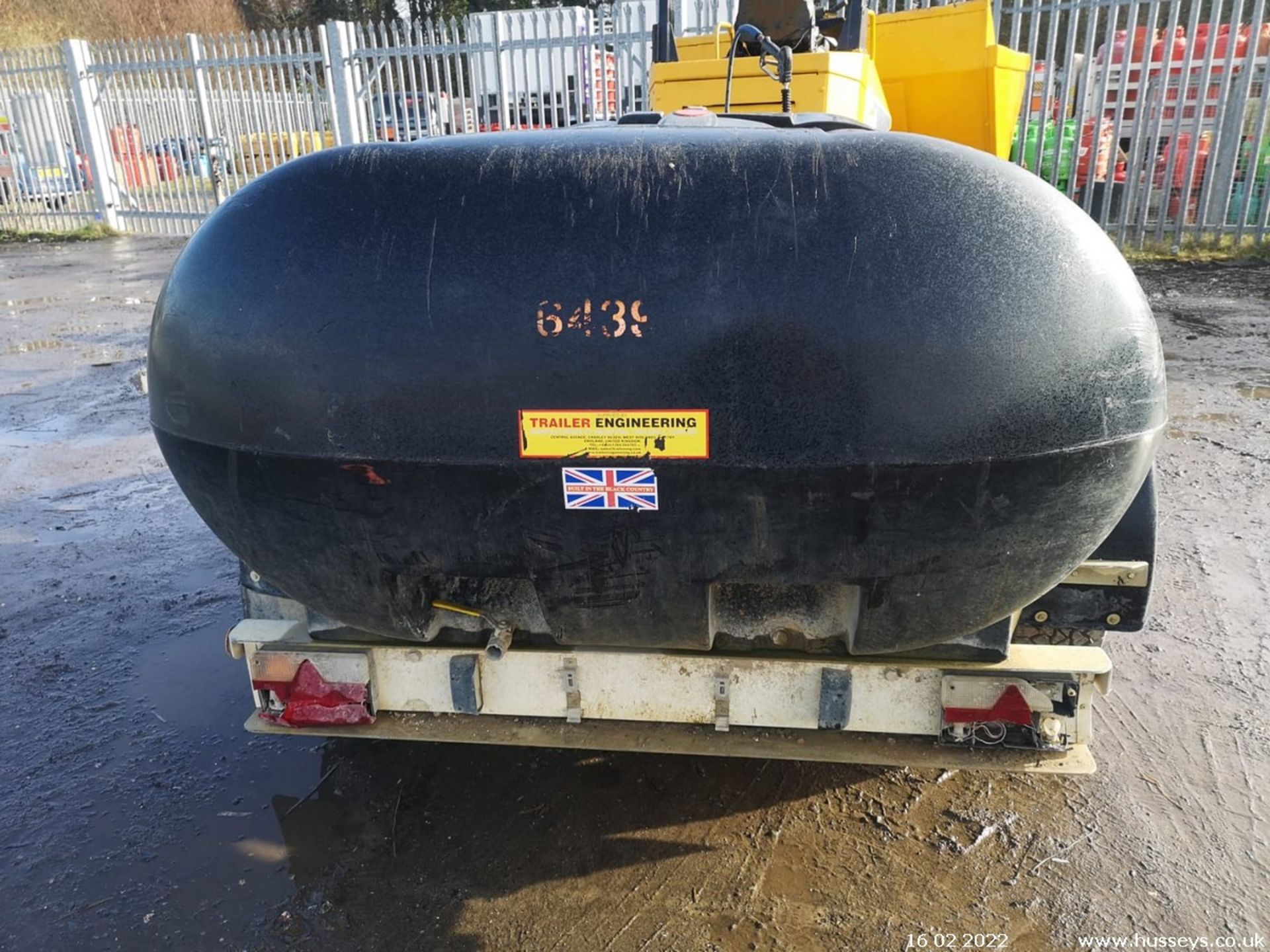 TRAILER ENGINEERING 500 GALLON WASHER BOWSER PRAMAC ELEC START DSL WASHER MANUFACTURED 09/08/18 - Image 4 of 5