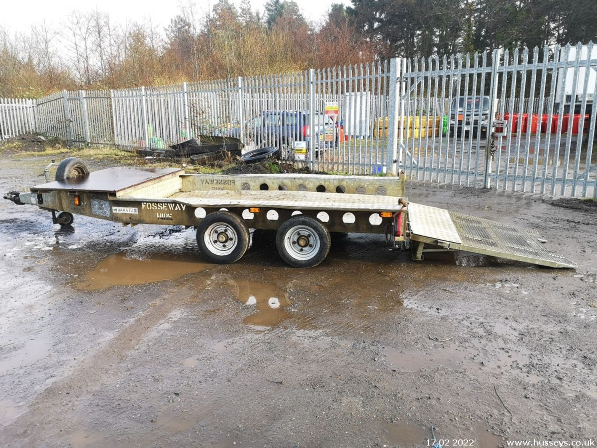 10X5 PLANT TRAILER 3.5 TON, ALLOY FLOOR, SPARE WHEEL - Image 3 of 7