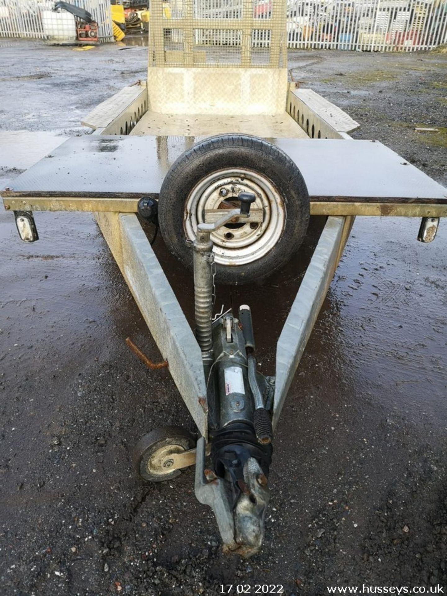 10X5 PLANT TRAILER 3.5 TON, ALLOY FLOOR, SPARE WHEEL - Image 4 of 7