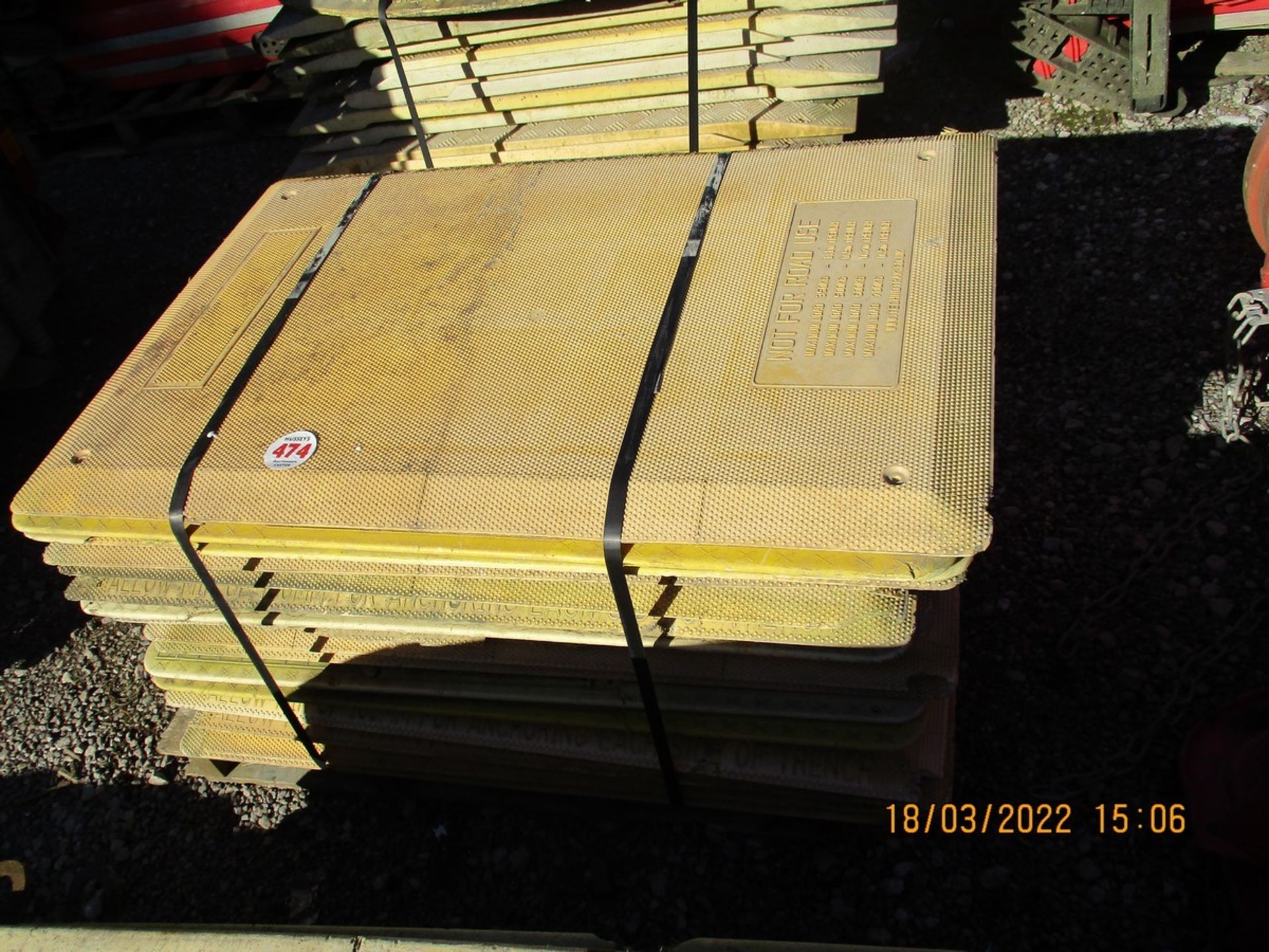 PALLET OF TRENCH COVERS