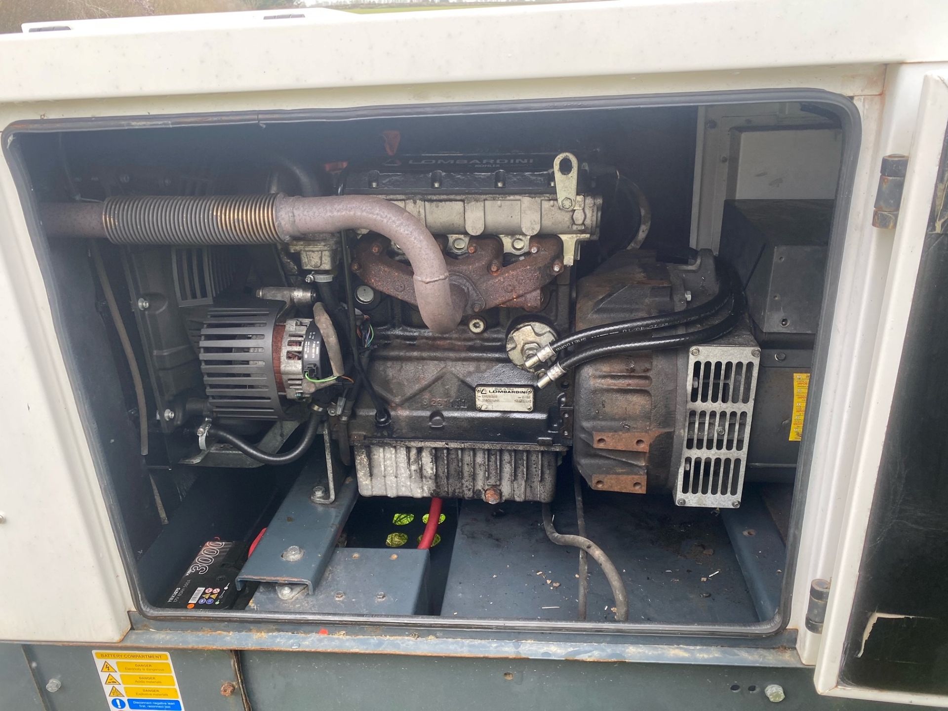 11 KVA GENERATOR LOMARDINI ENGINE. OFFSITE - Image 4 of 12