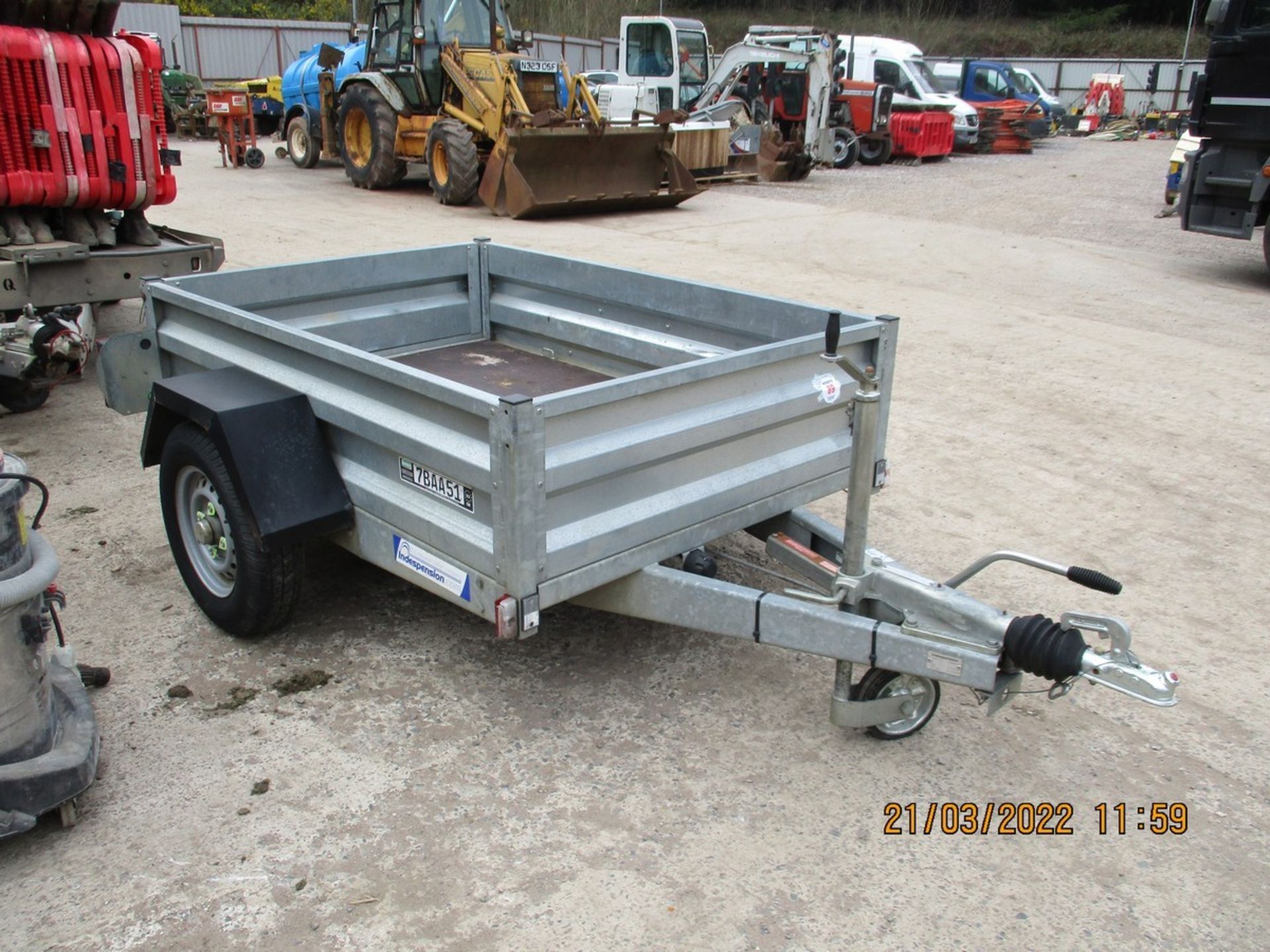 INDESPENSION SINGLE AXLE TRAILER - Image 3 of 3