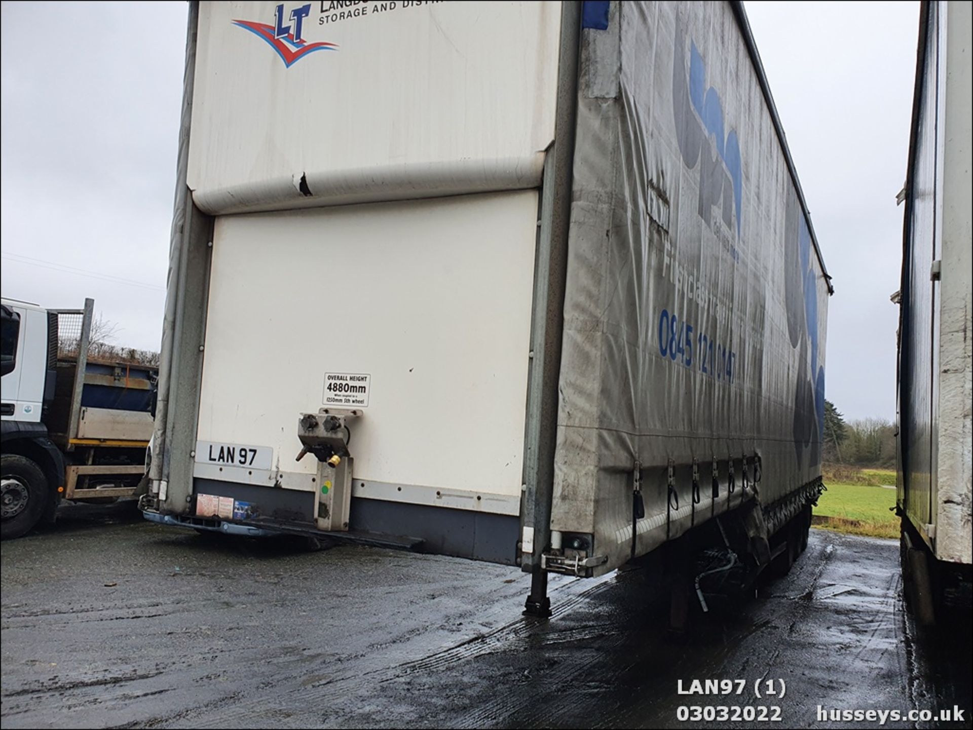 2017 David Laurence Double Deck Curtainsider Tri Axle - Image 2 of 20