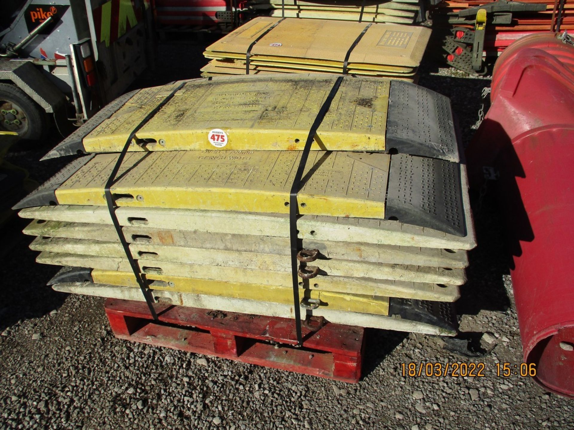 PALLET OF TRENCH COVERS