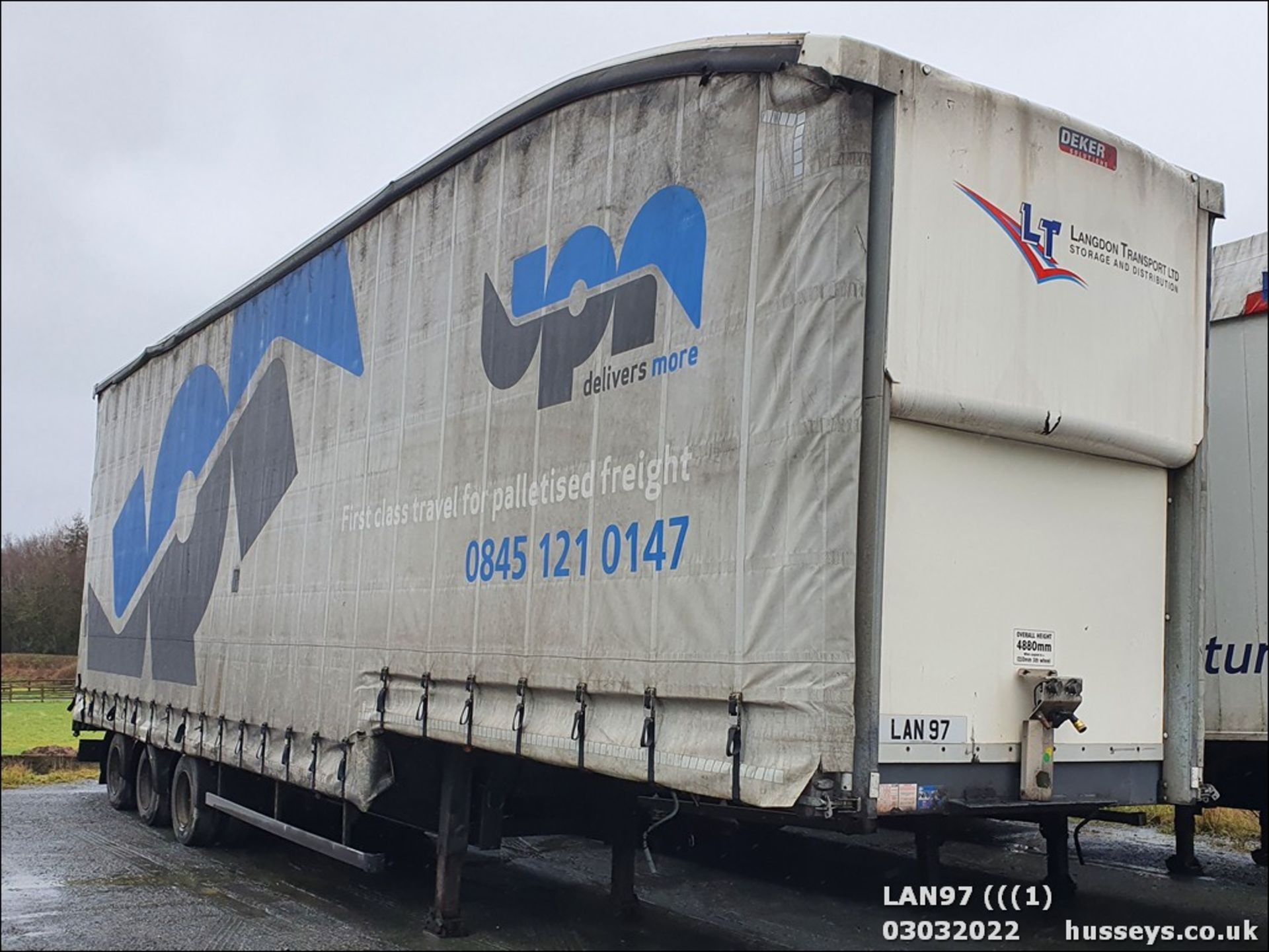 2017 David Laurence Double Deck Curtainsider Tri Axle