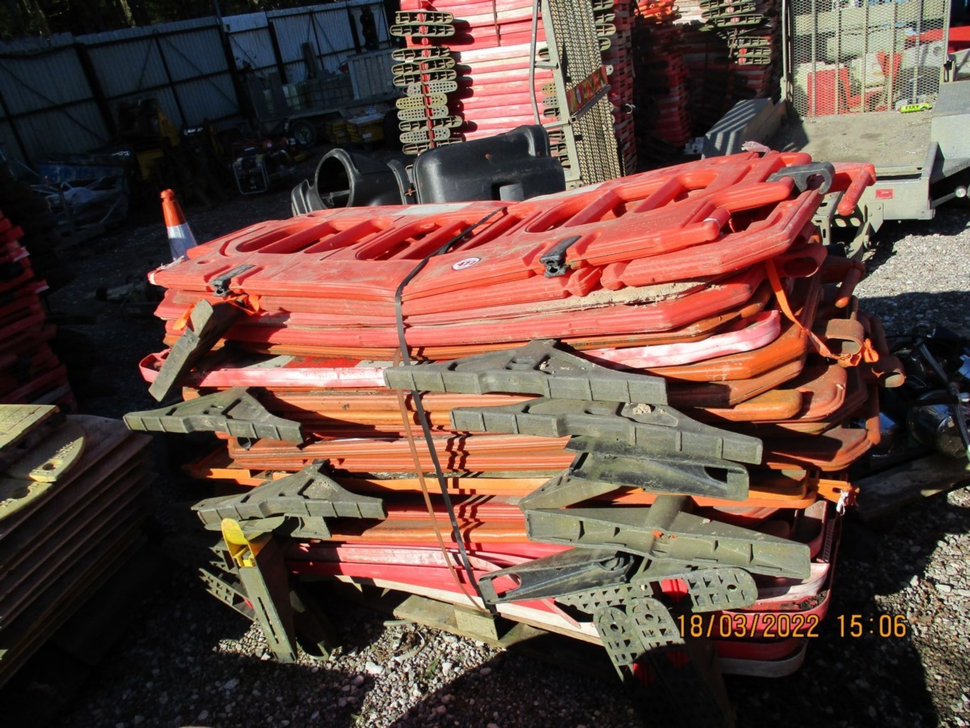 PALLET OF BARRIERS