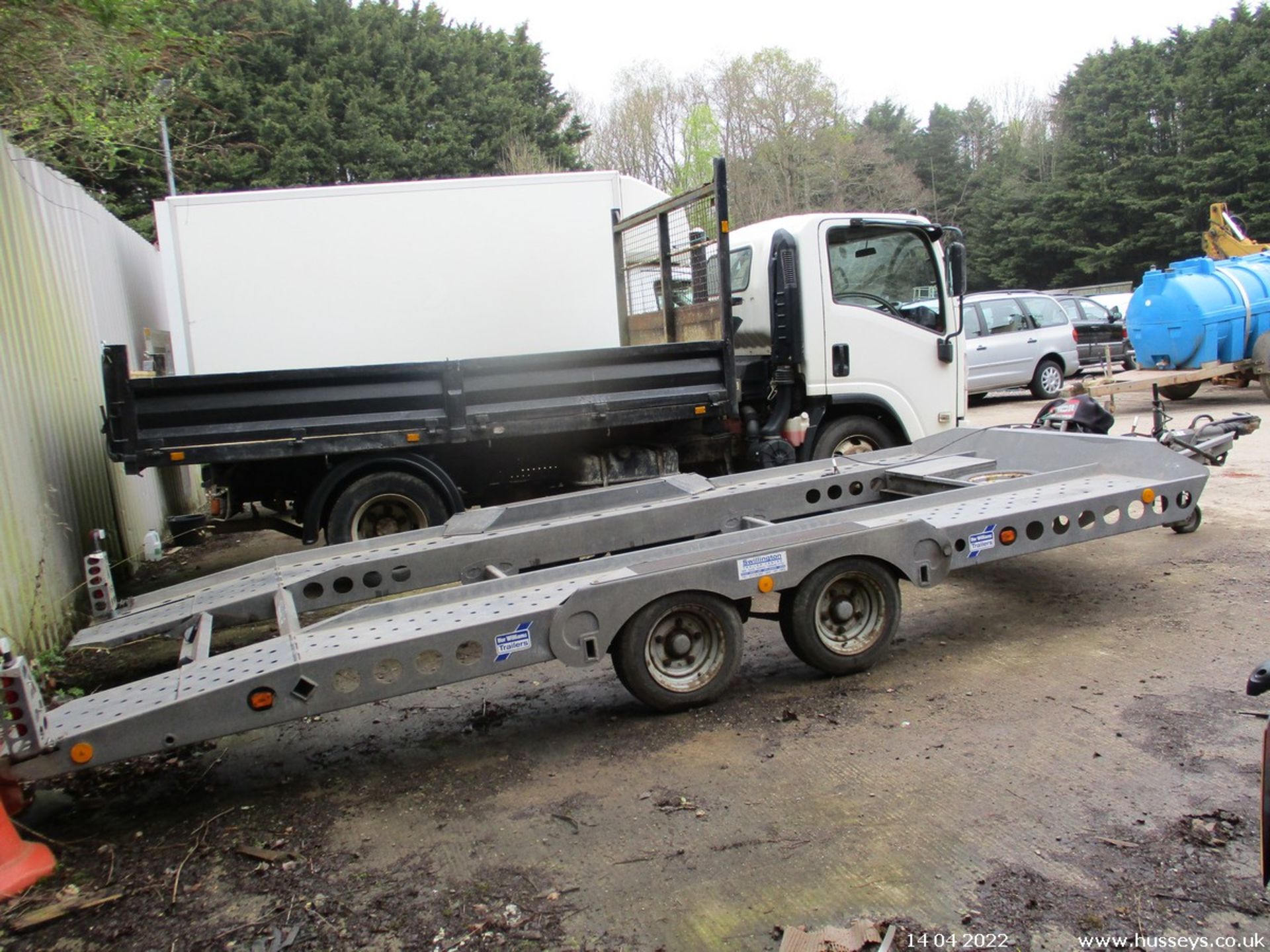 IFOR WILLIAMS TILT BED TRANSPORTER TRAILER C.W WINCH (CONTROLS IN OFFICE) - Image 3 of 3