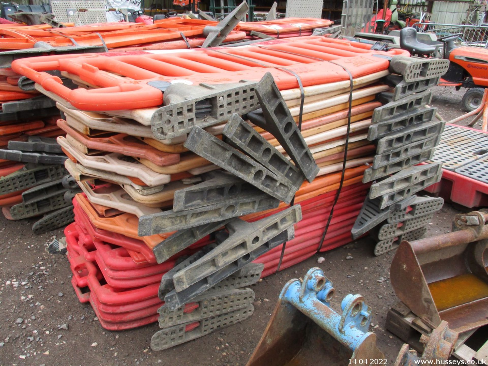 PALLET OF BARRIERS