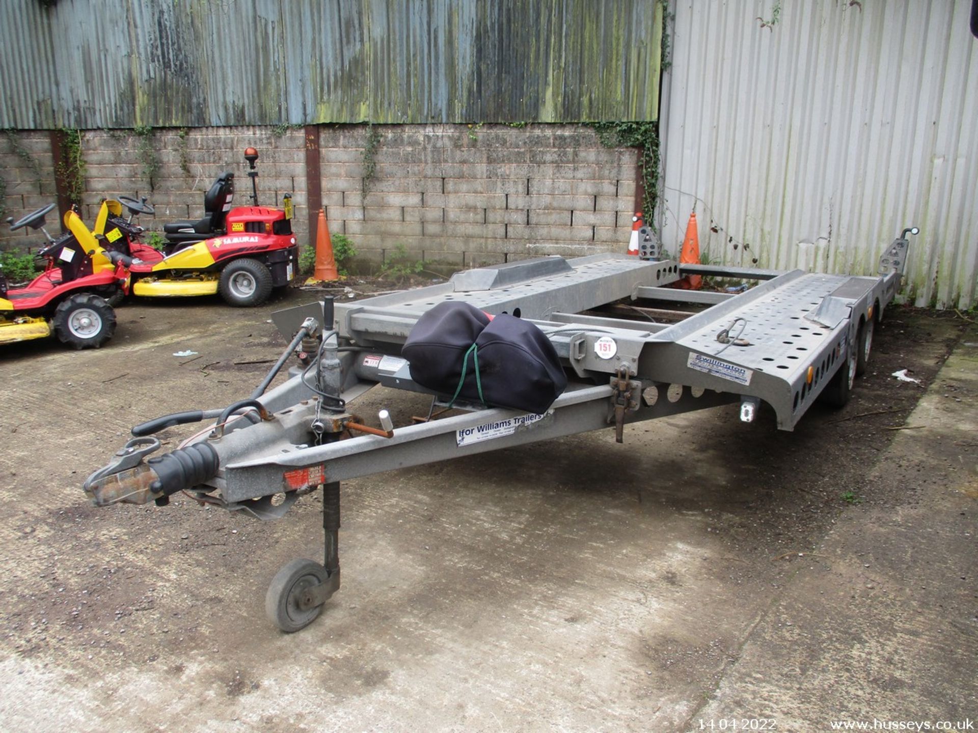 IFOR WILLIAMS TILT BED TRANSPORTER TRAILER C.W WINCH (CONTROLS IN OFFICE) - Image 2 of 3