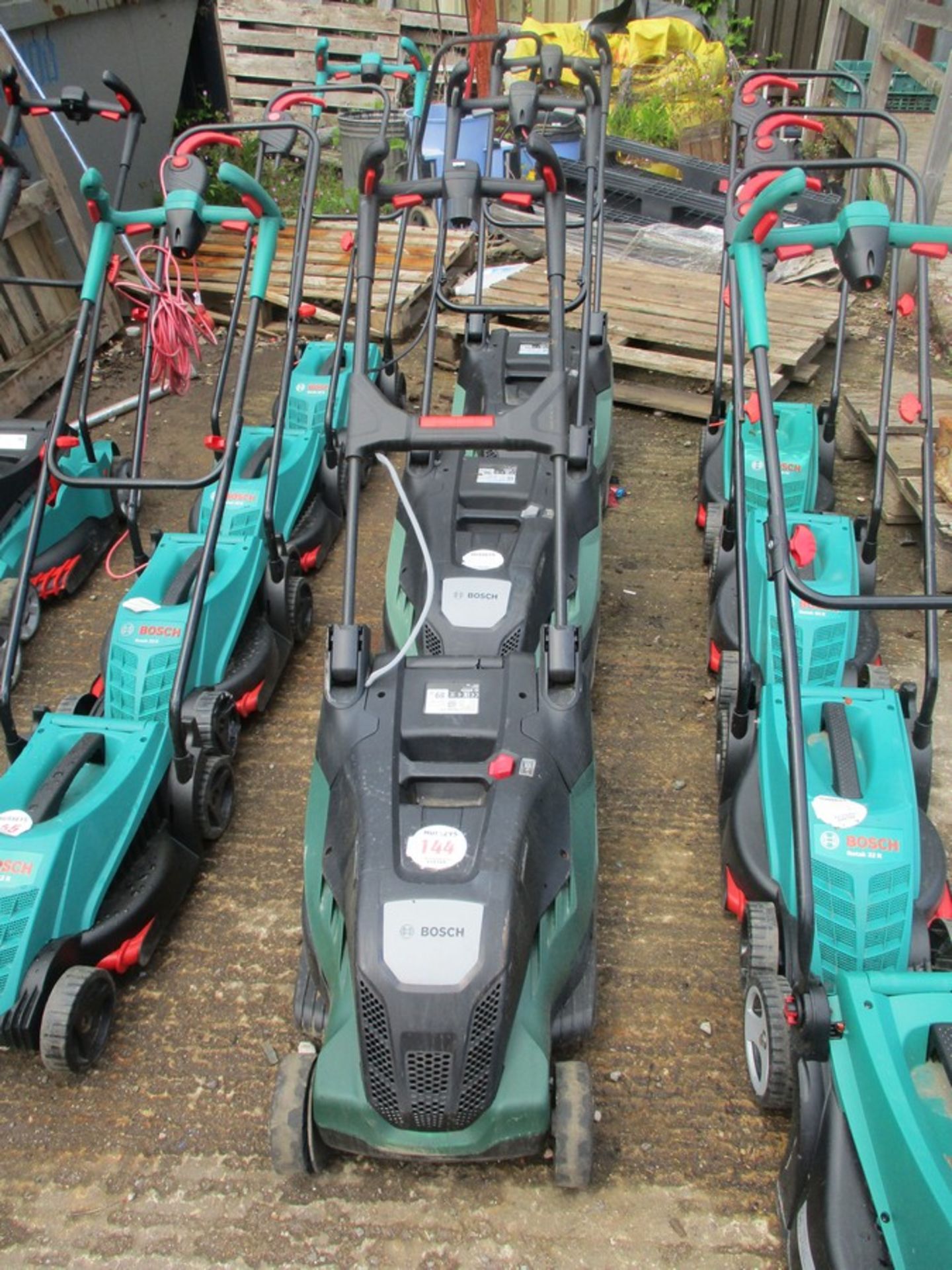 3 ELECTRIC BOSCH MOWERS