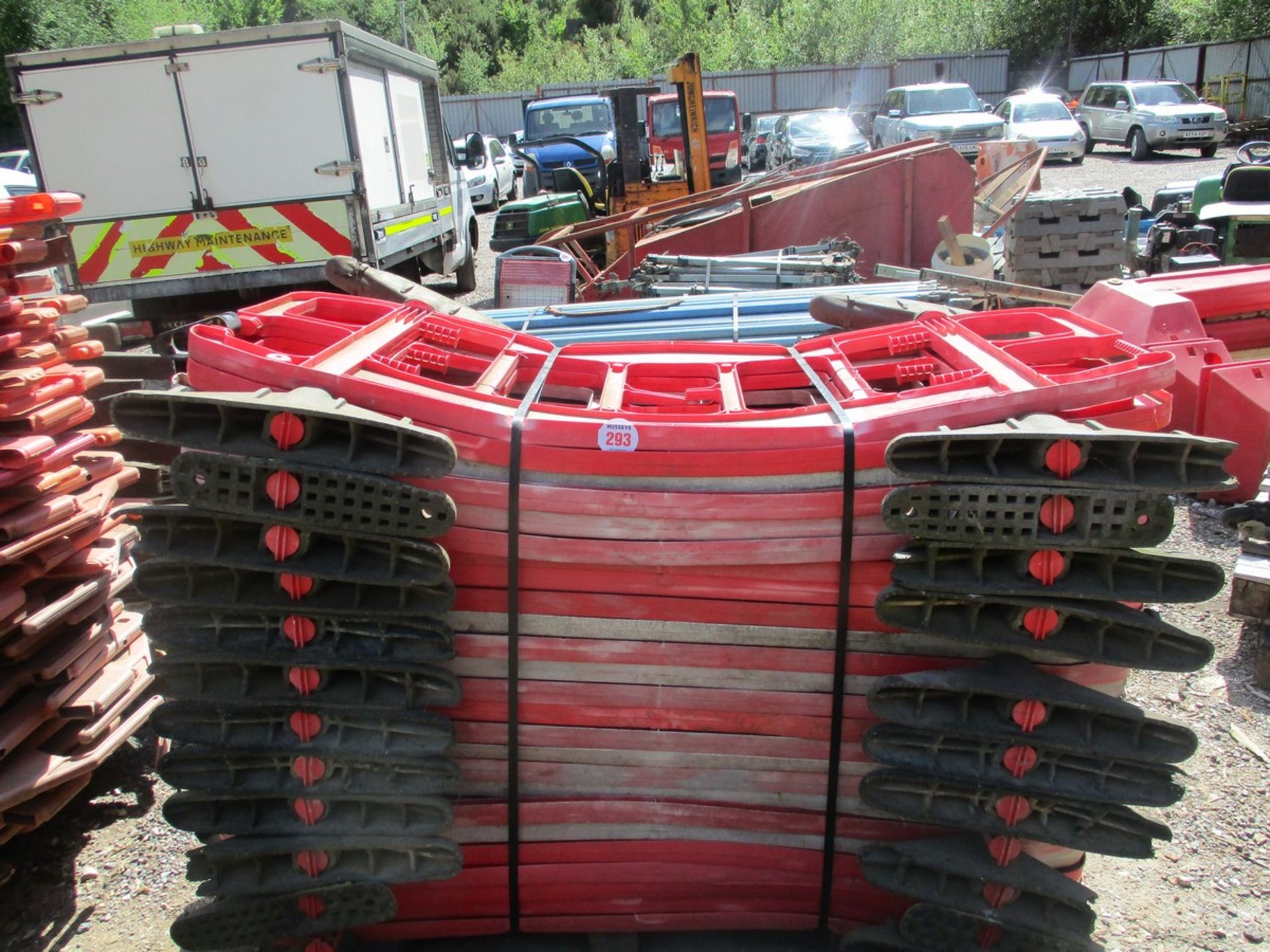 PALLET OF BARRIERS