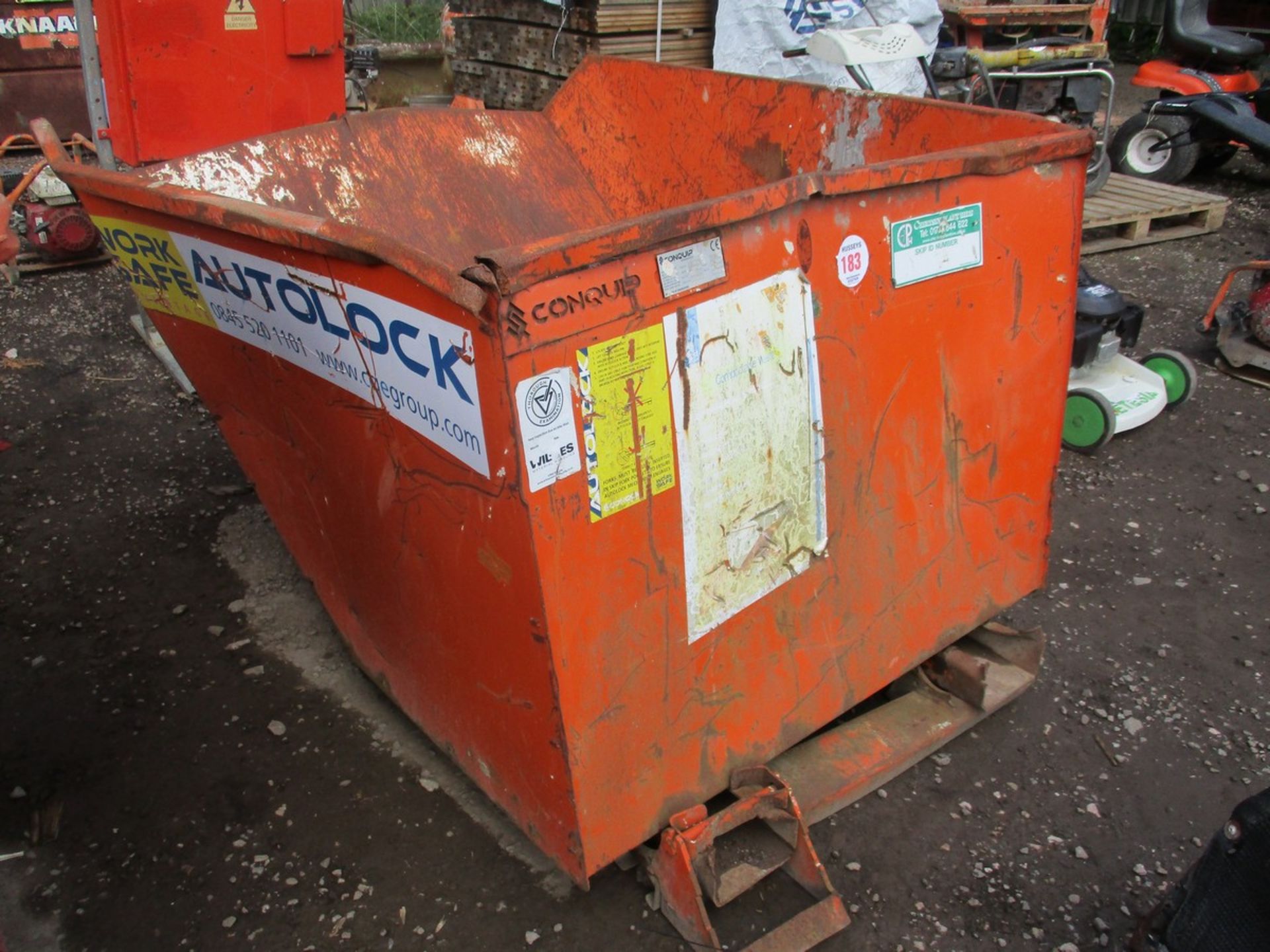 CONQUIP FORKLIFT TIPPING SKIP - Image 2 of 2