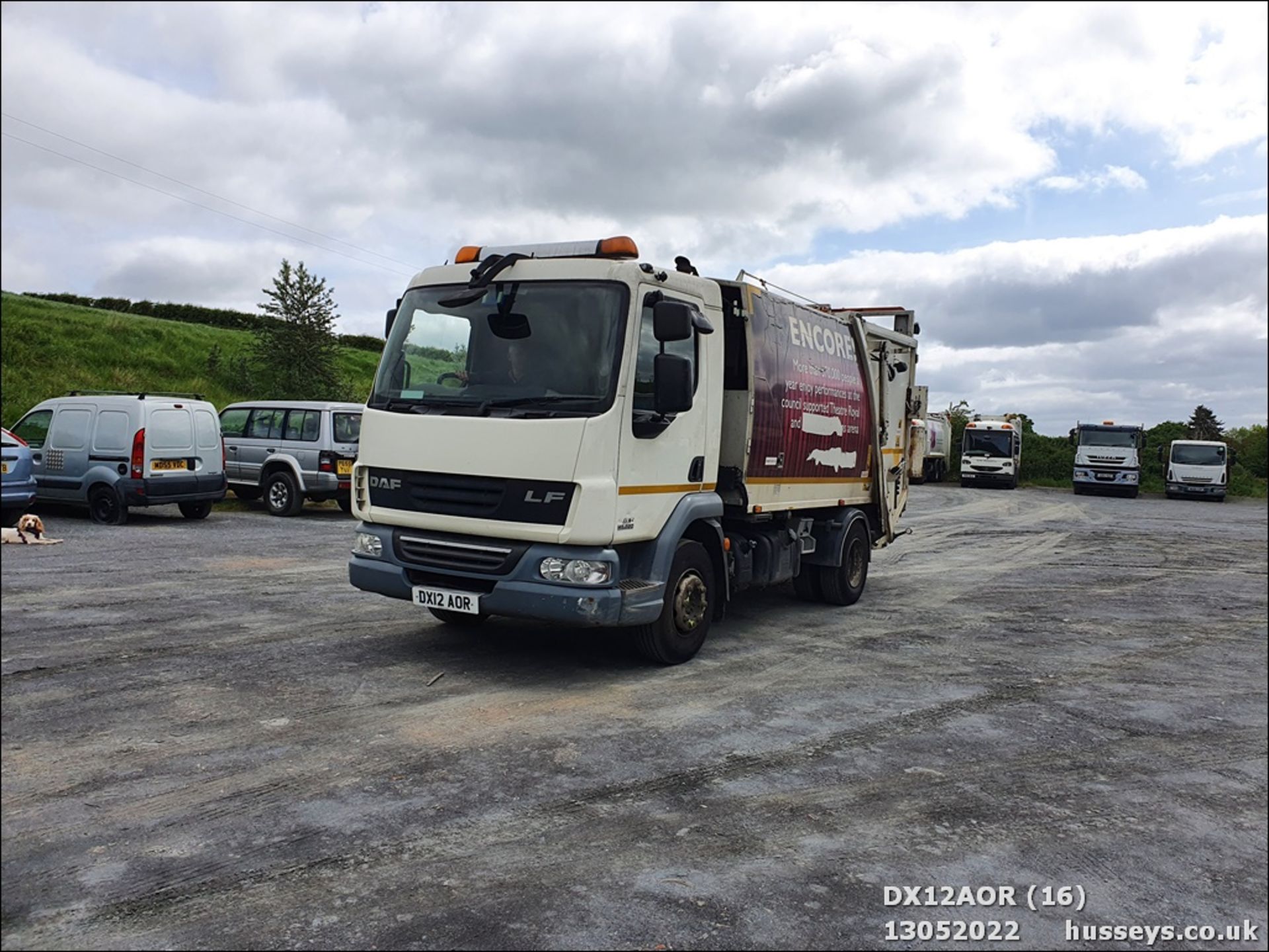 12/12 DAF TRUCKS LF REFUSE VEHICLE - 6692cc 2dr (White) - Image 16 of 30