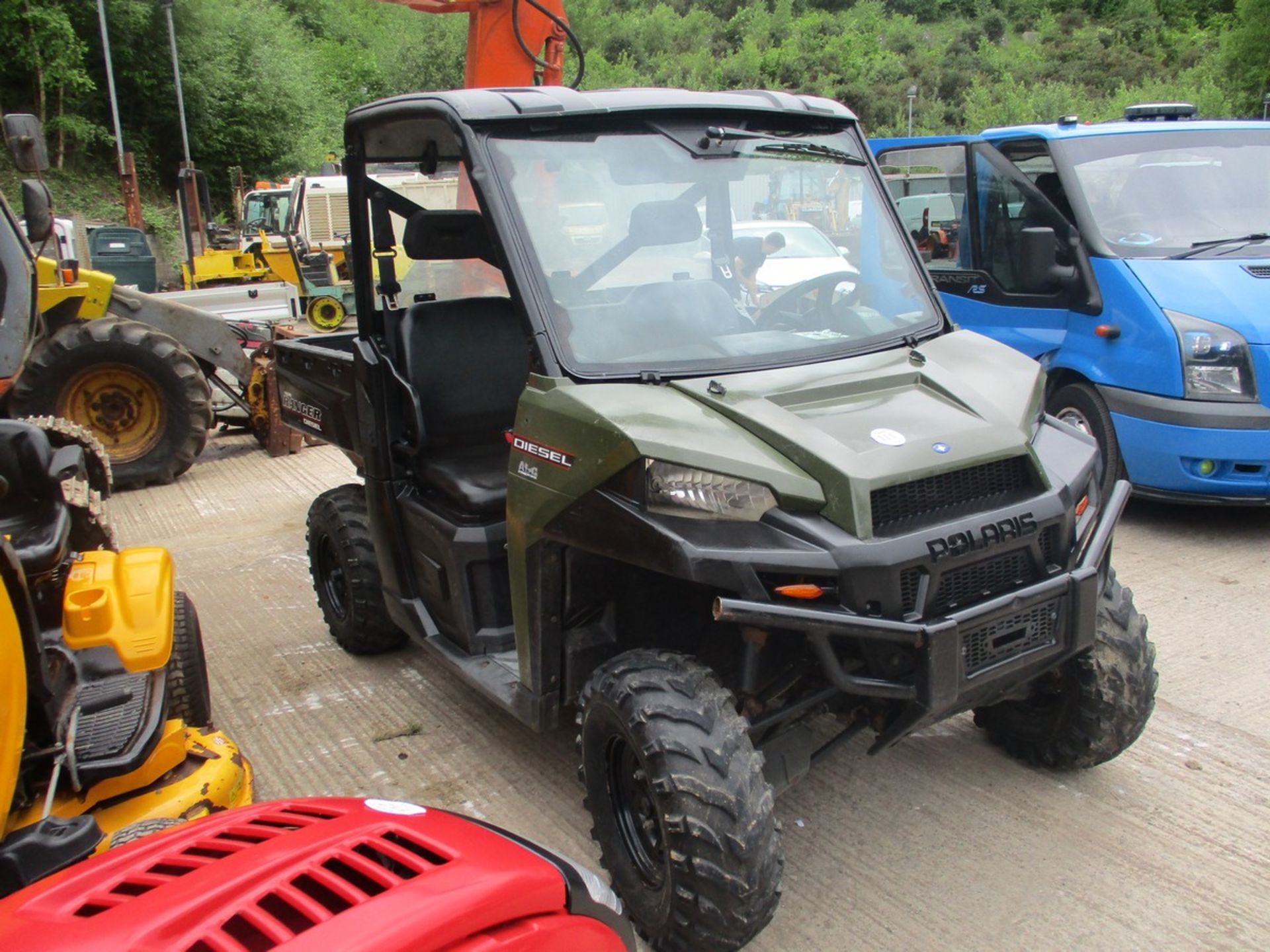 POLARIS RANGER DIESEL WK16UBY ODOMETER 2291 V5 TO FOLLOW - Image 4 of 8