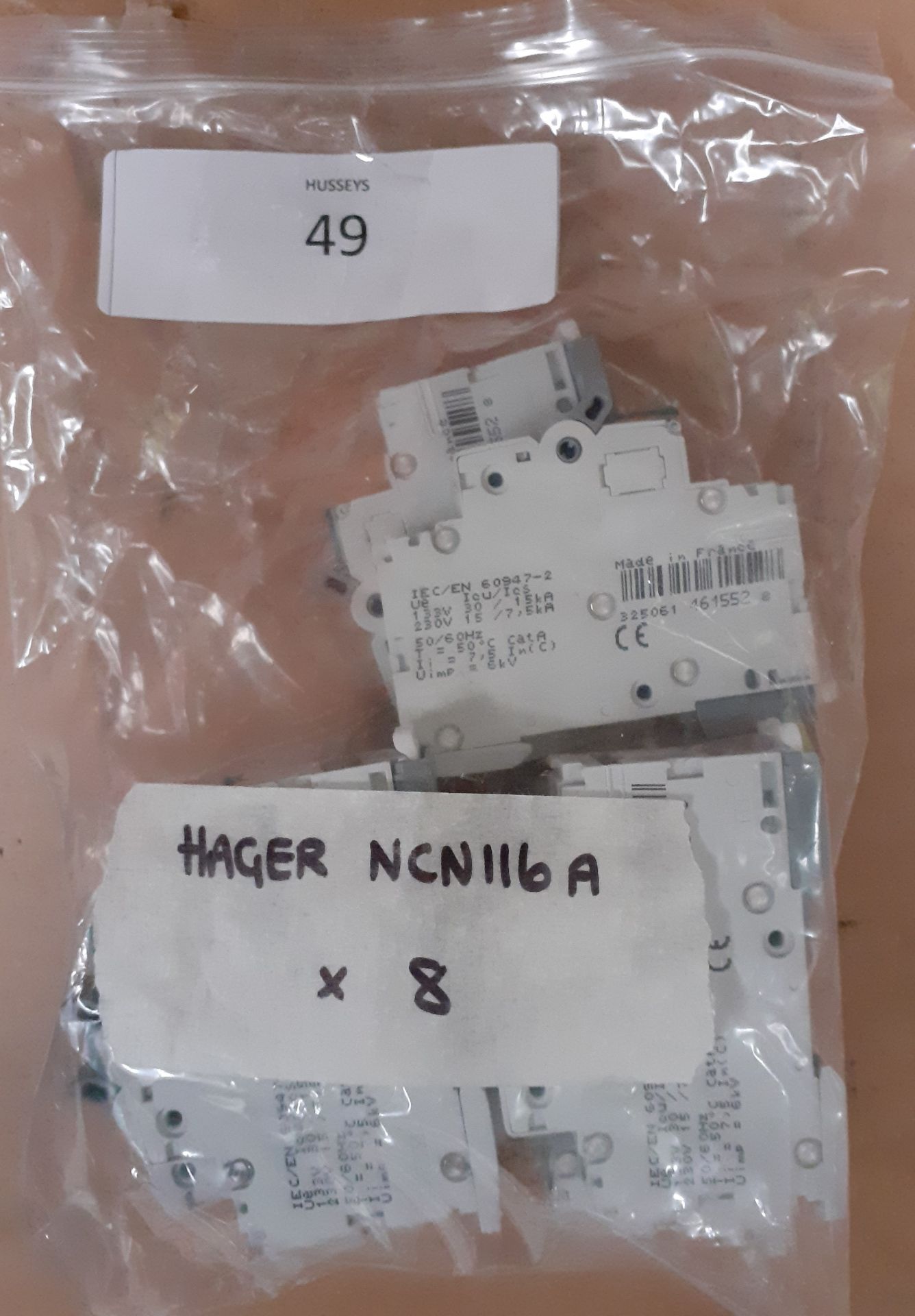 Hager NCN116A MCB (Qnty: 8)