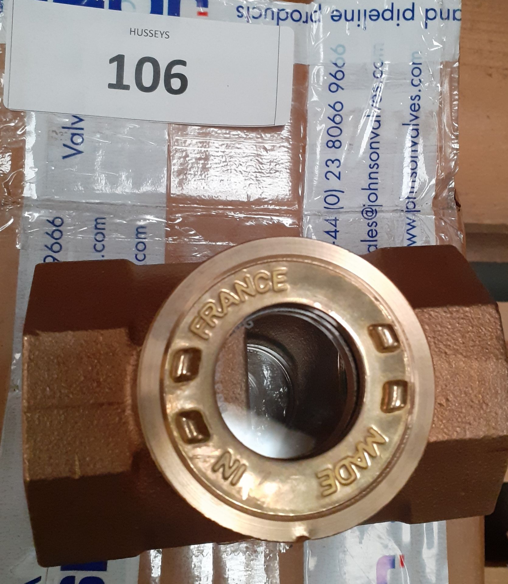 Sight gauge 2" BSP in line DN50 Bronze made by Johnson valves CC491KM (Qnty: 1 ??) - Image 3 of 3