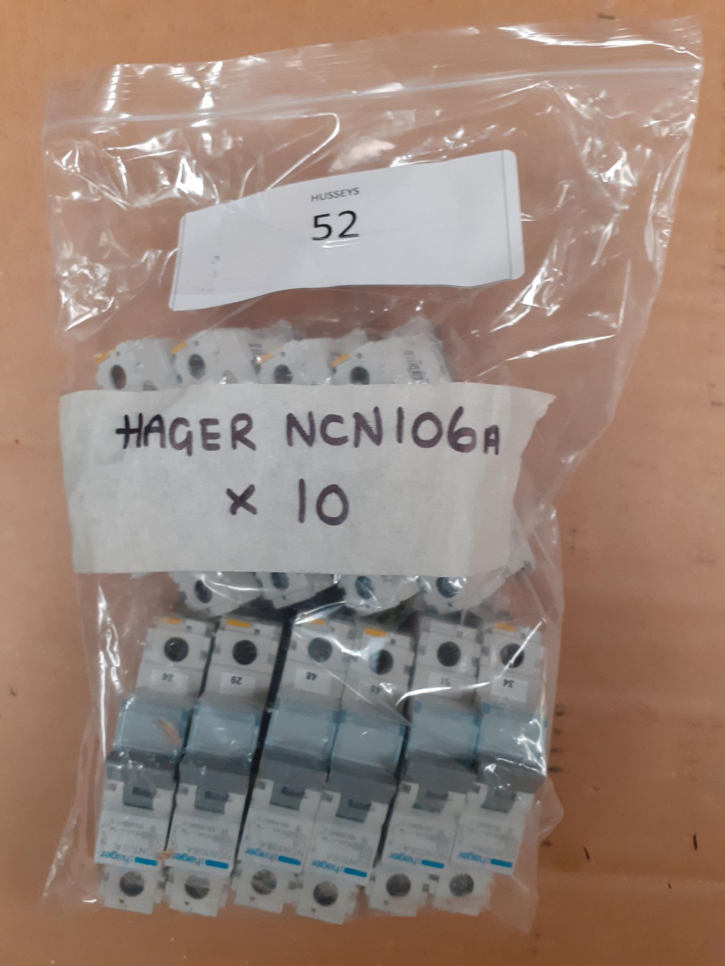 Hager NCN106A MCB (Qnty: 10)