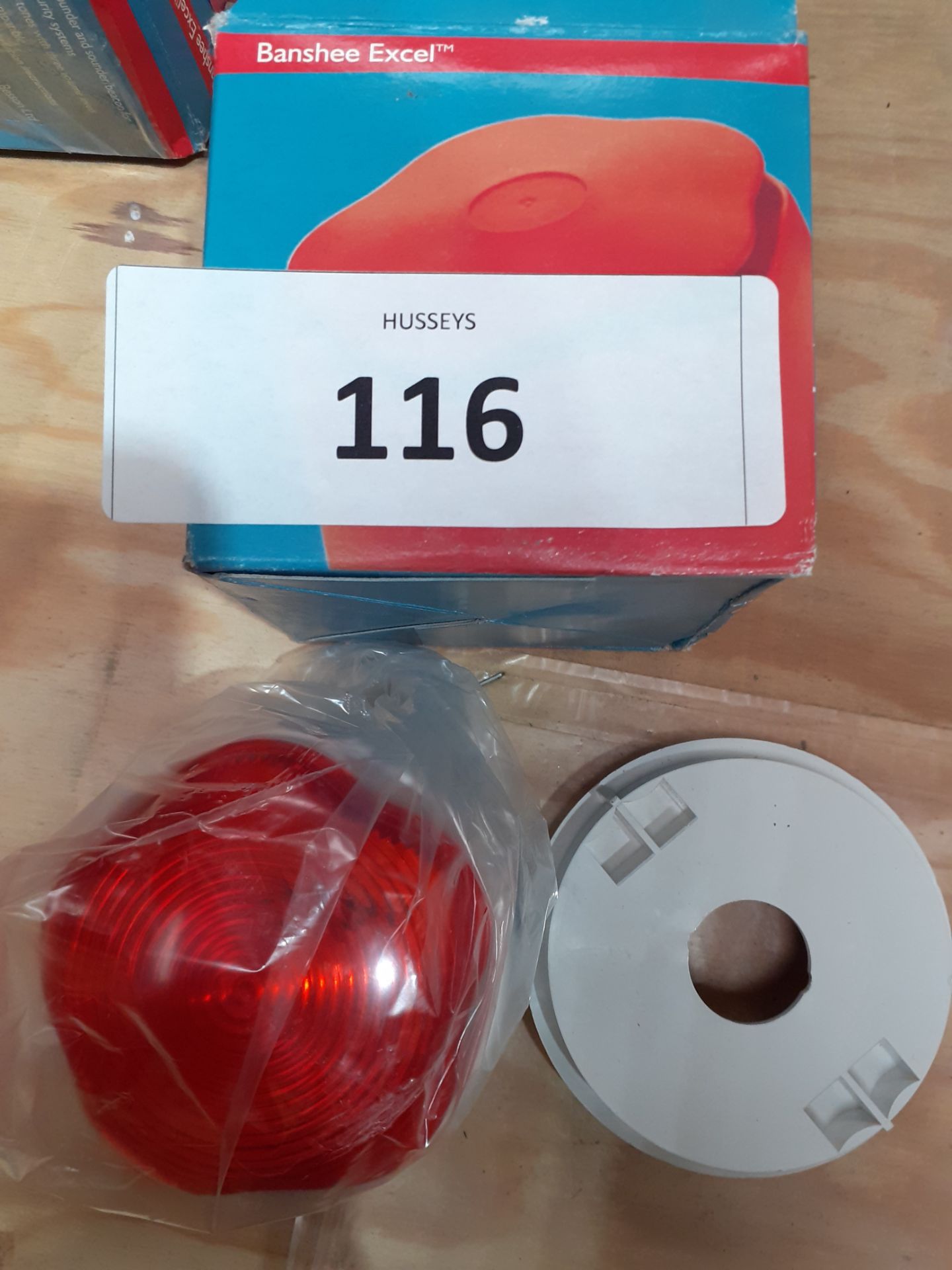 Banshee Xenon Excel Lite Flashtone Red Sounder Beacon no strobe - 0832-CPR-F1834 (Qnty: 1)