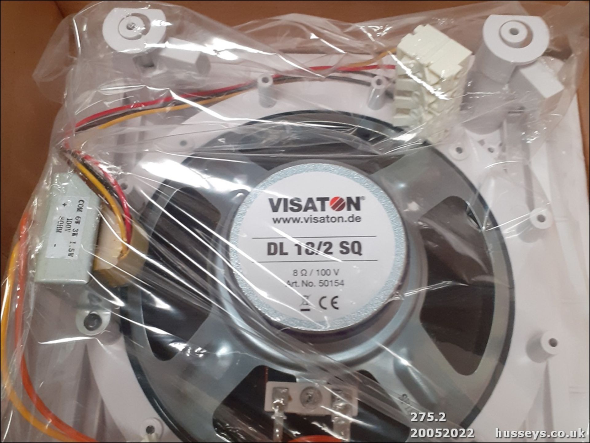 Visaton DL 18/2 SQ Art no. 50154 - 8 - 100V Transformer matching (Qnty: 2) - Image 3 of 3