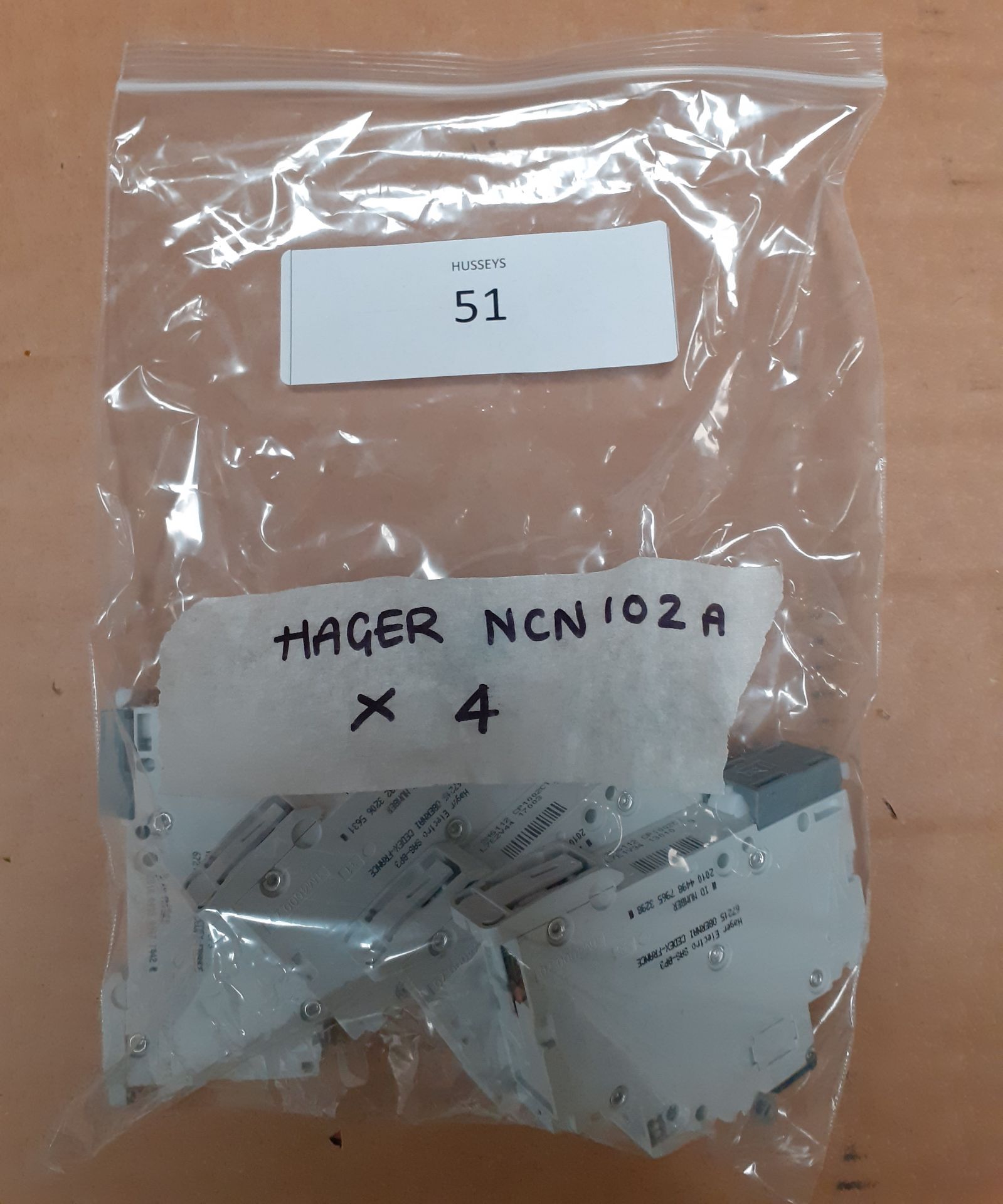 Hager NCN102A MCB (Qnty: 4)